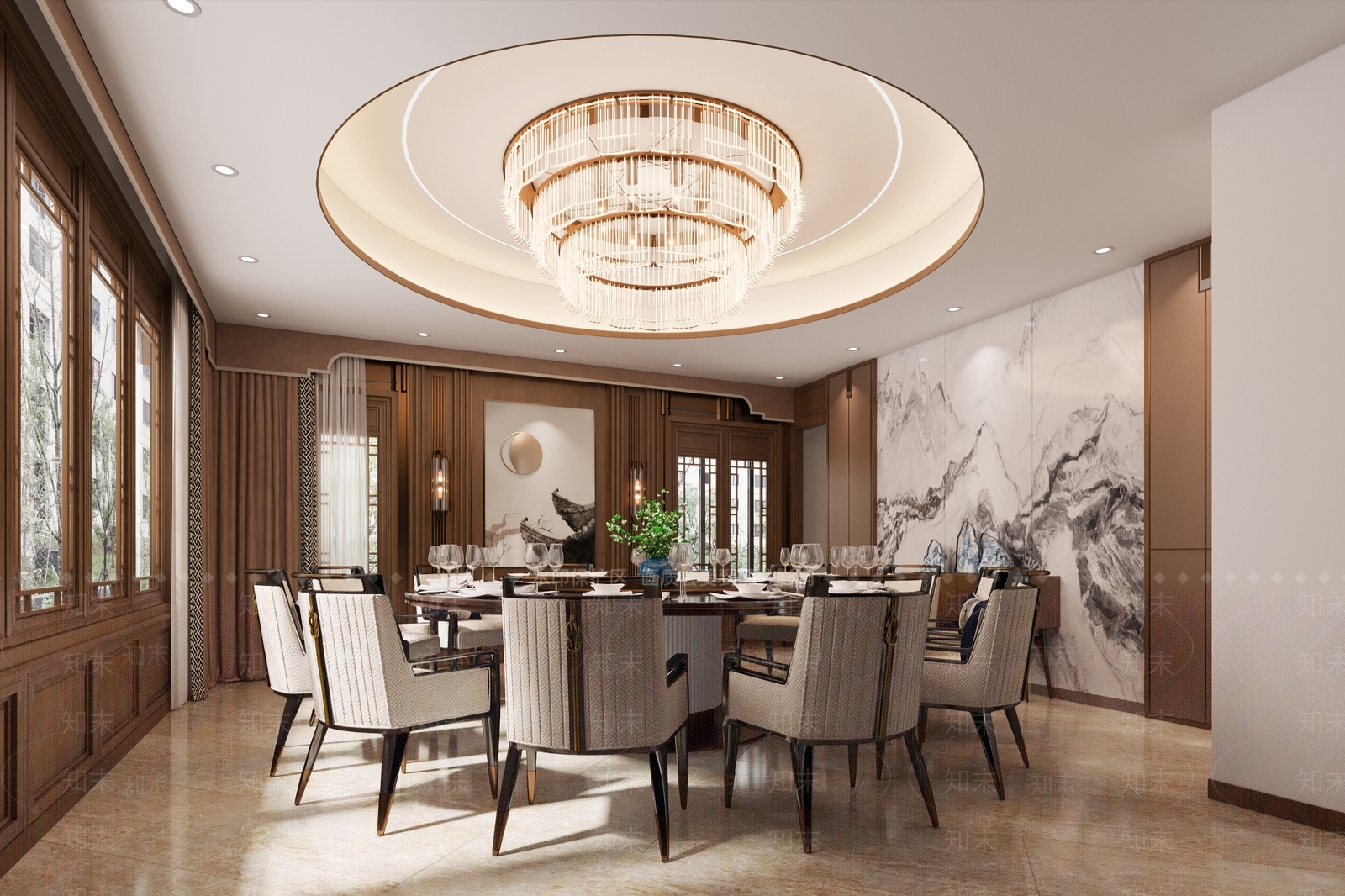 现代包厢3D模型下载【ID:1170442156】