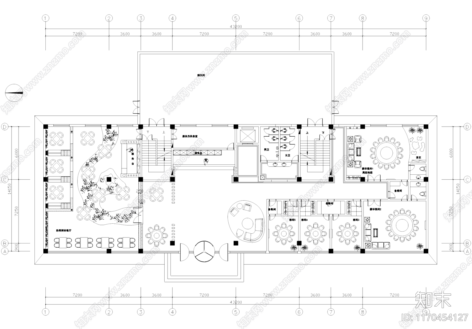 工装平面图施工图下载【ID:1170454127】