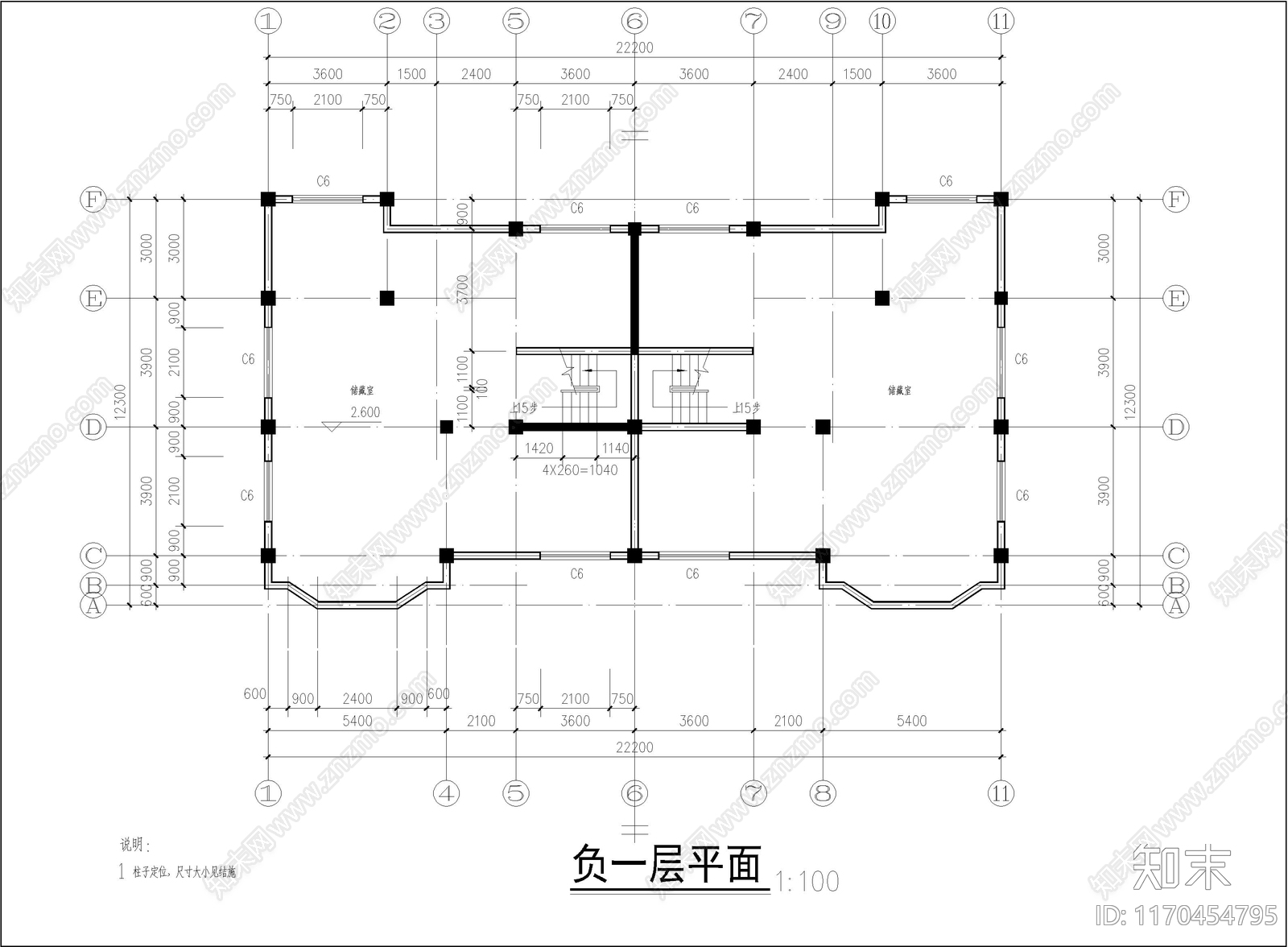 欧式别墅建筑cad施工图下载【ID:1170454795】