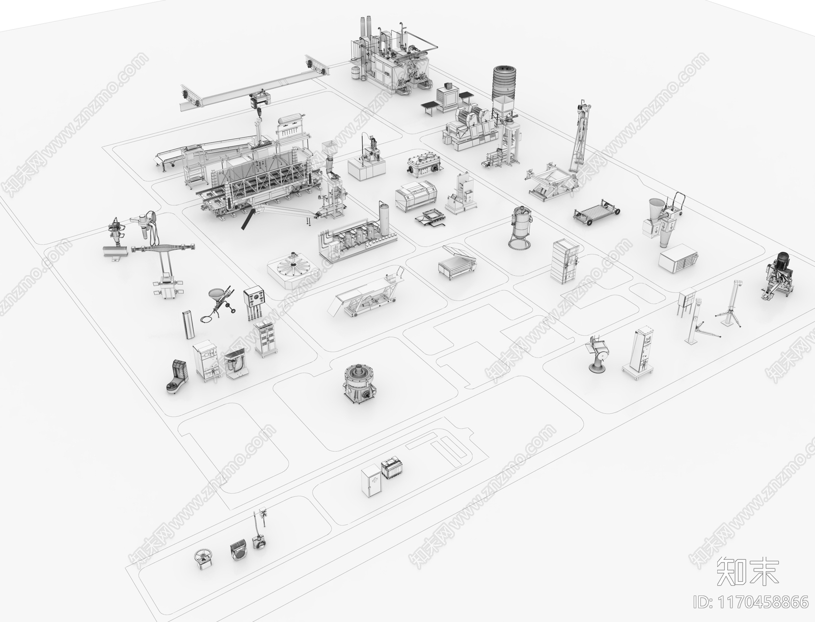 工业设备3D模型下载【ID:1170458866】
