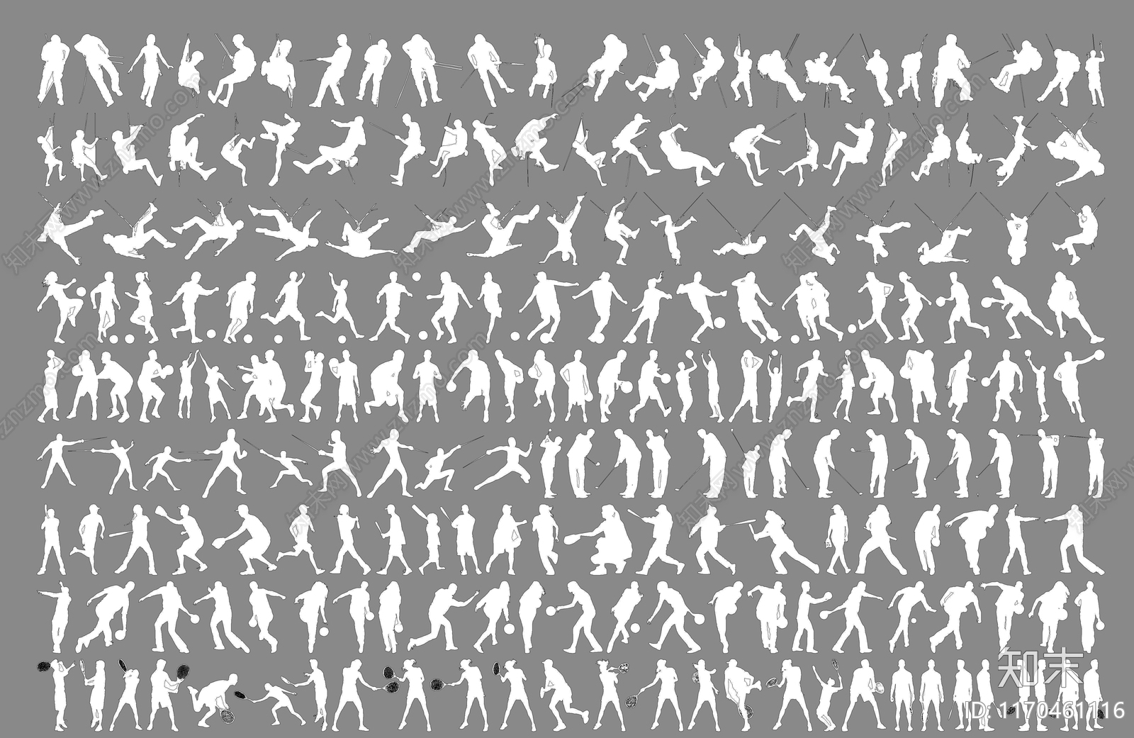 现代人物施工图下载【ID:1170461116】