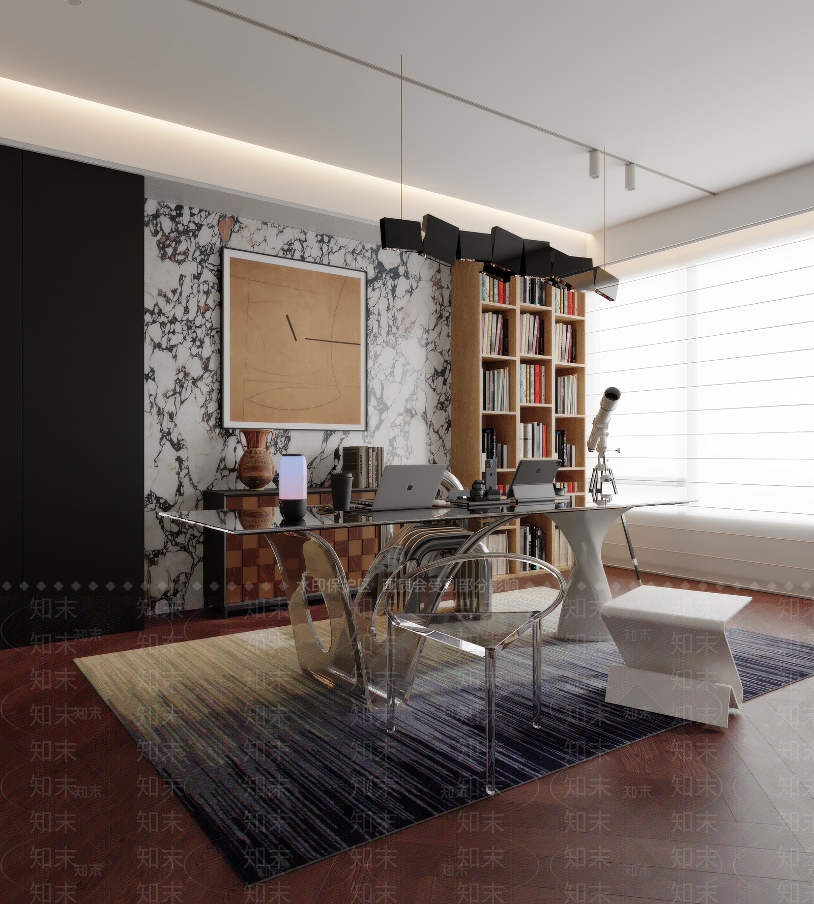 现代工作室3D模型下载【ID:1214729218】