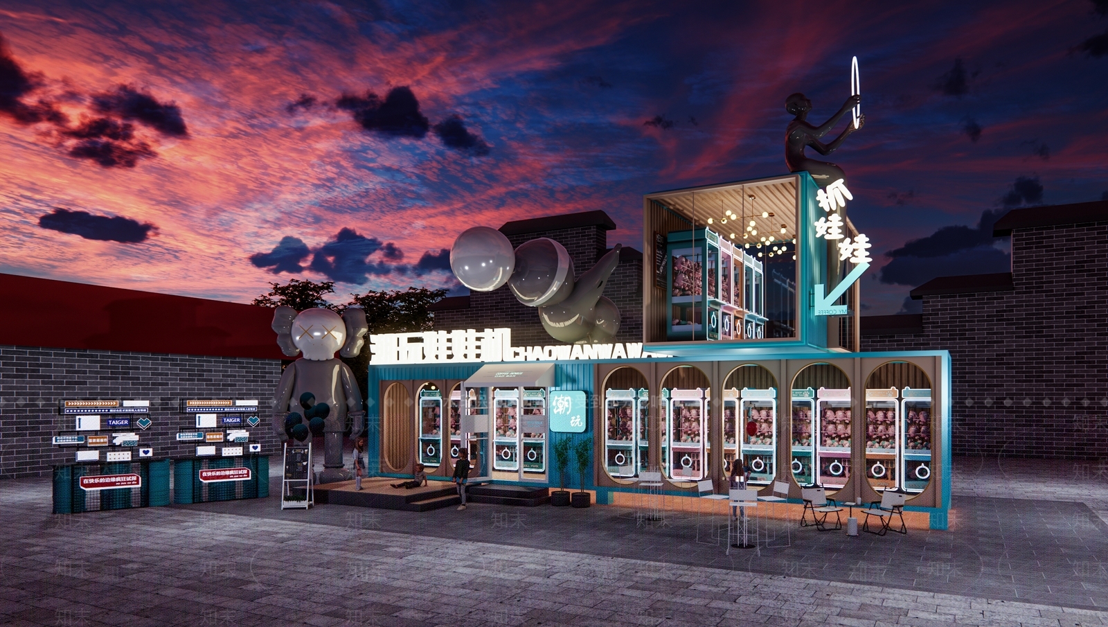 现代玩具礼品店SU模型下载【ID:1170462951】