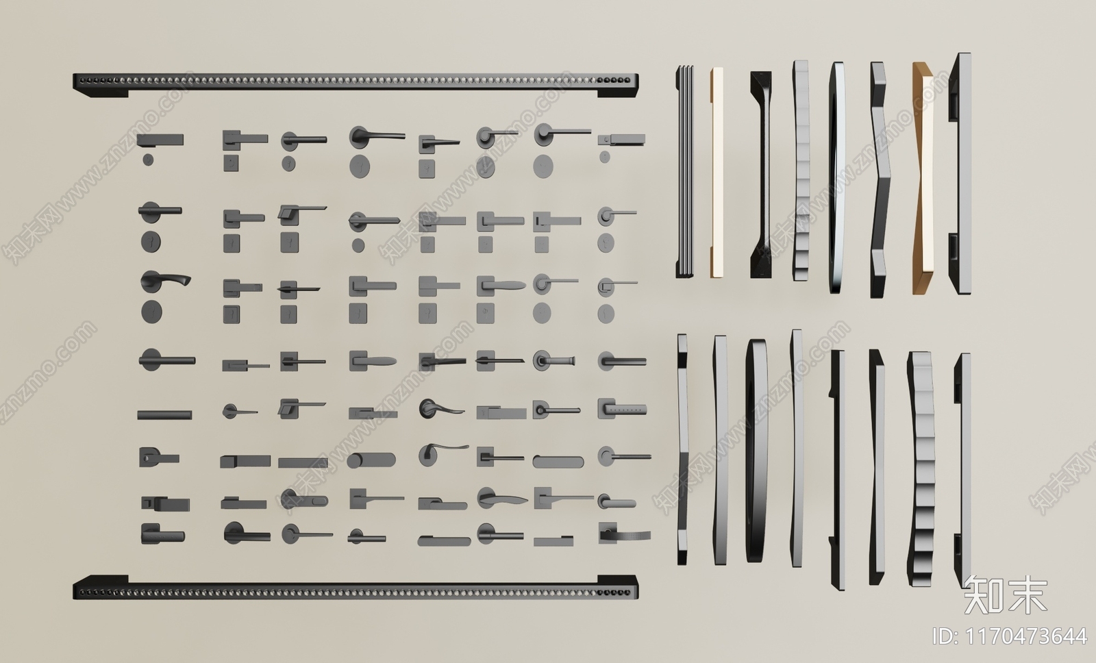 现代拉手3D模型下载【ID:1170473644】