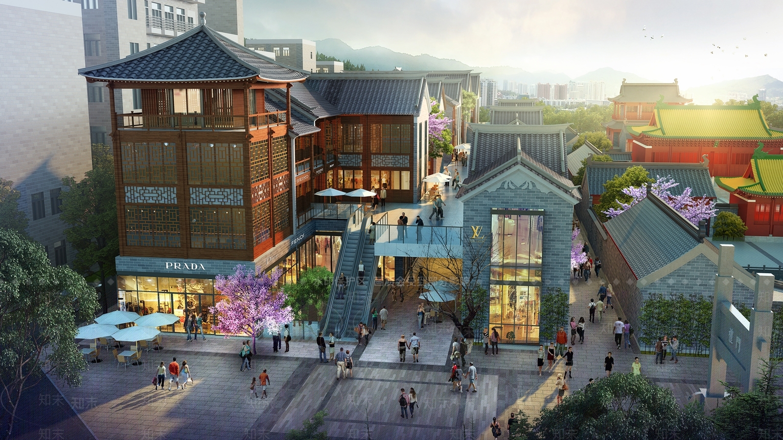 中式古建3D模型下载【ID:1170478857】
