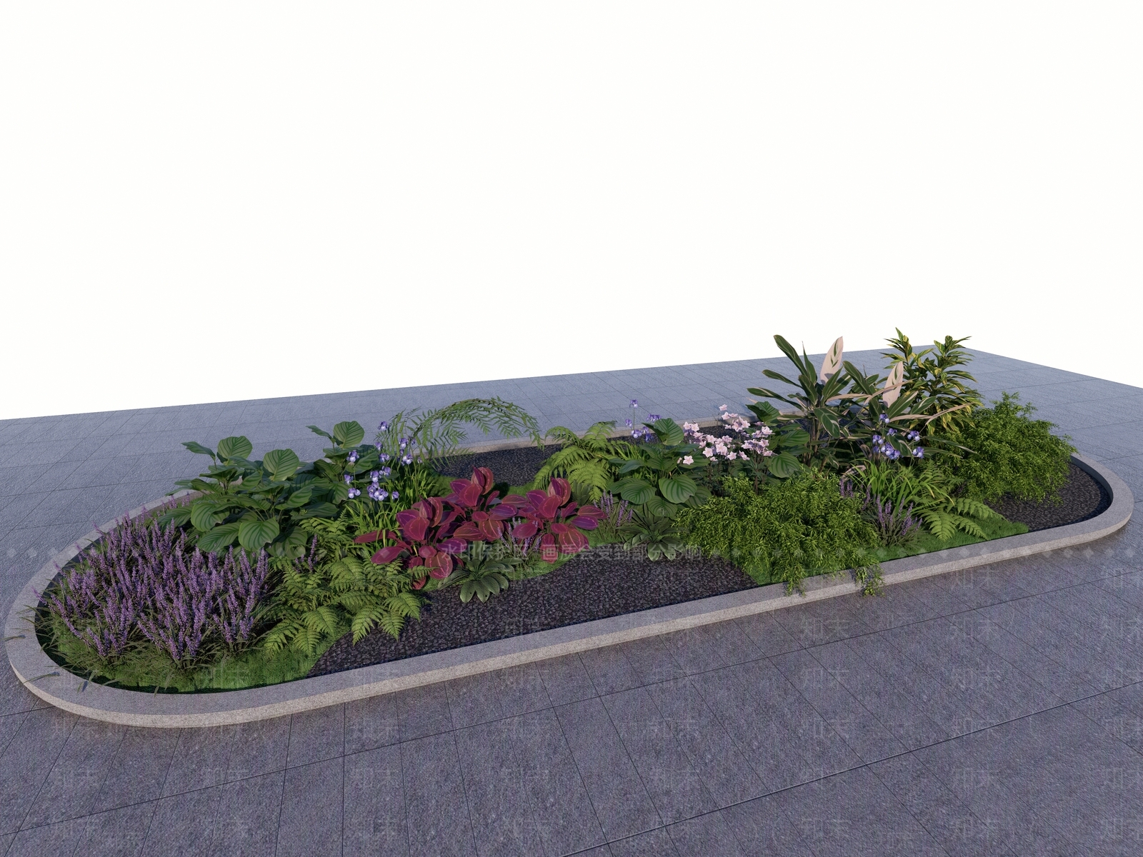 植物组合SU模型下载【ID:1170485231】