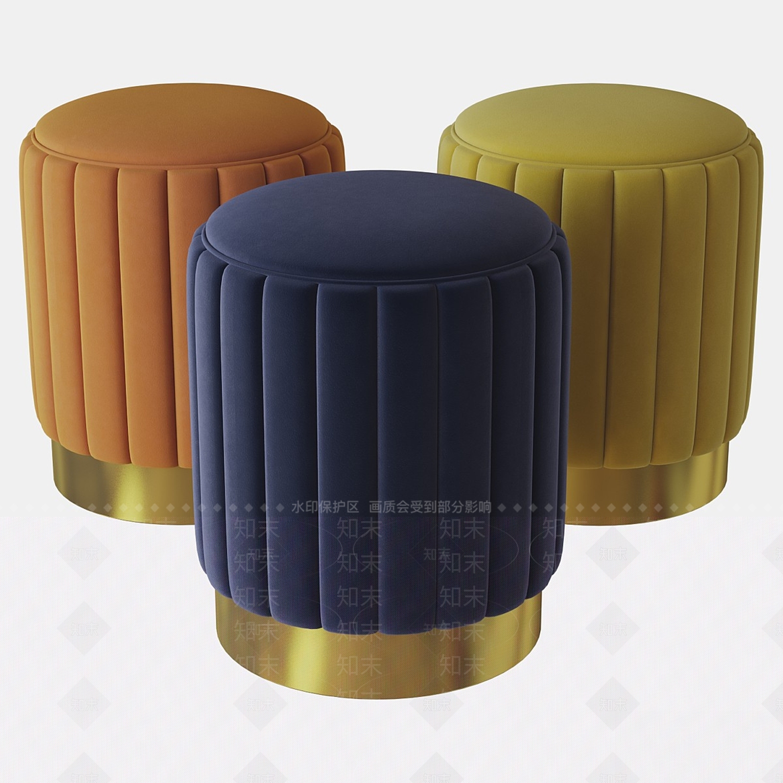 沙发凳3D模型下载【ID:1170493144】