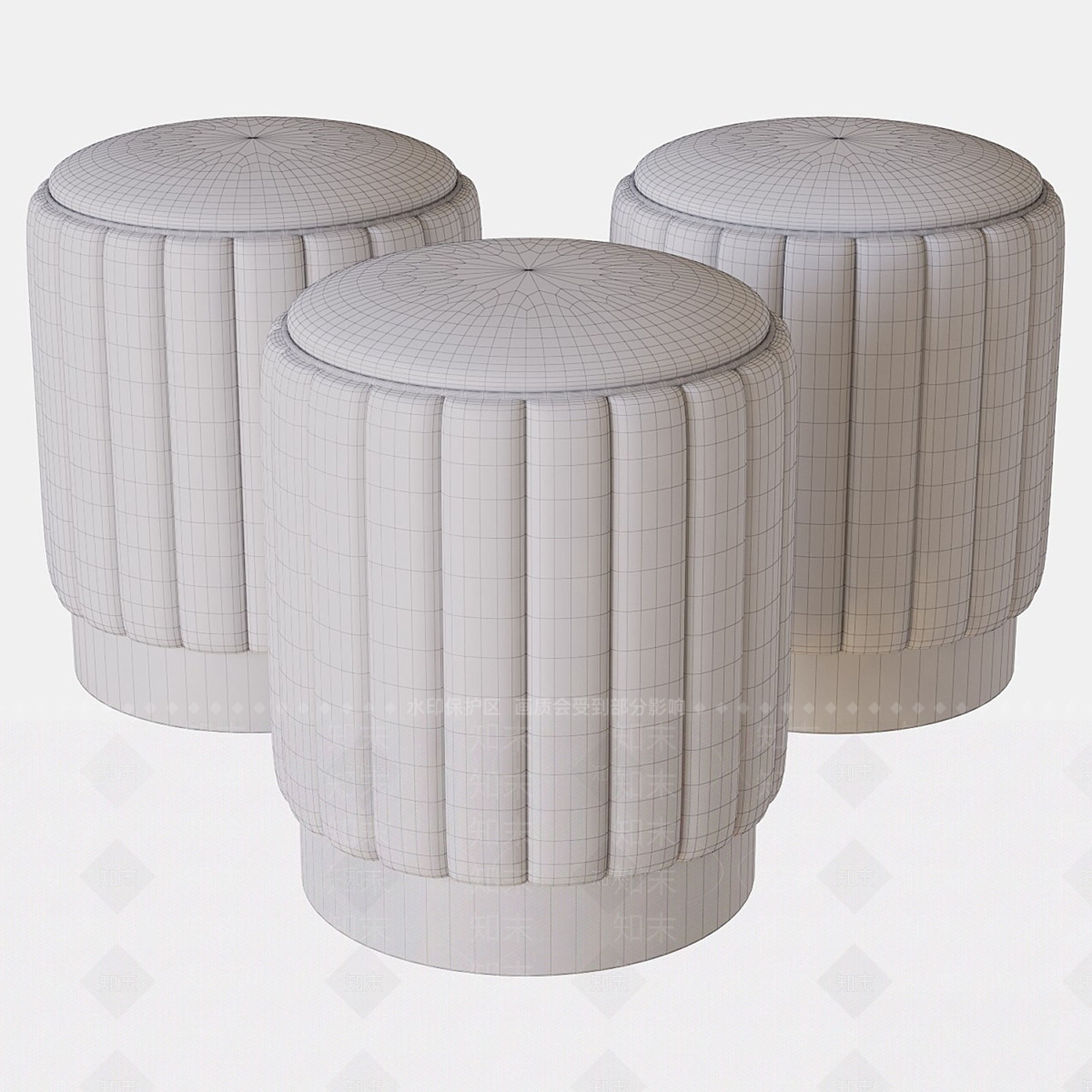 沙发凳3D模型下载【ID:1170493144】