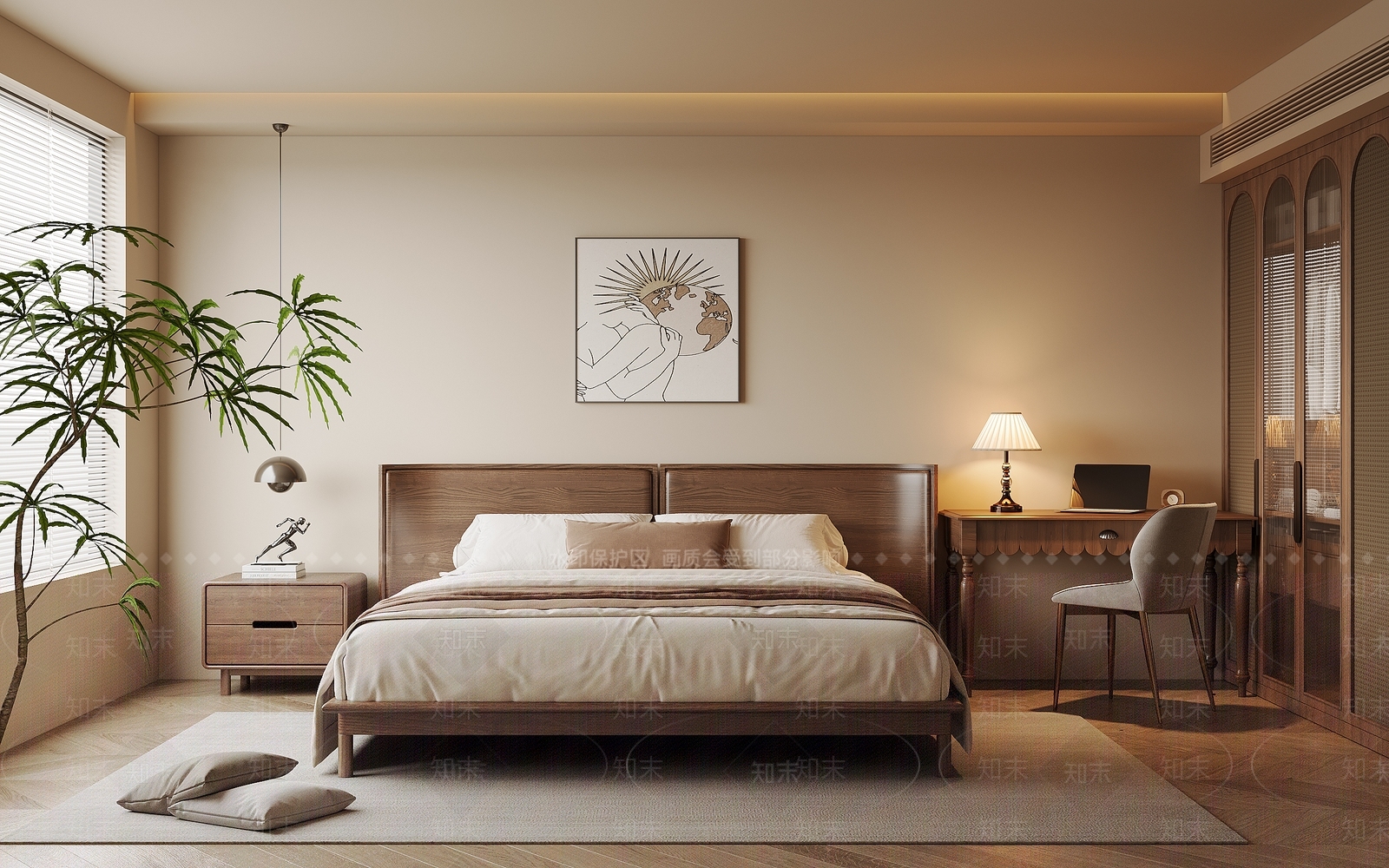 设计感挂画挂画SU模型下载【ID:1227484907】