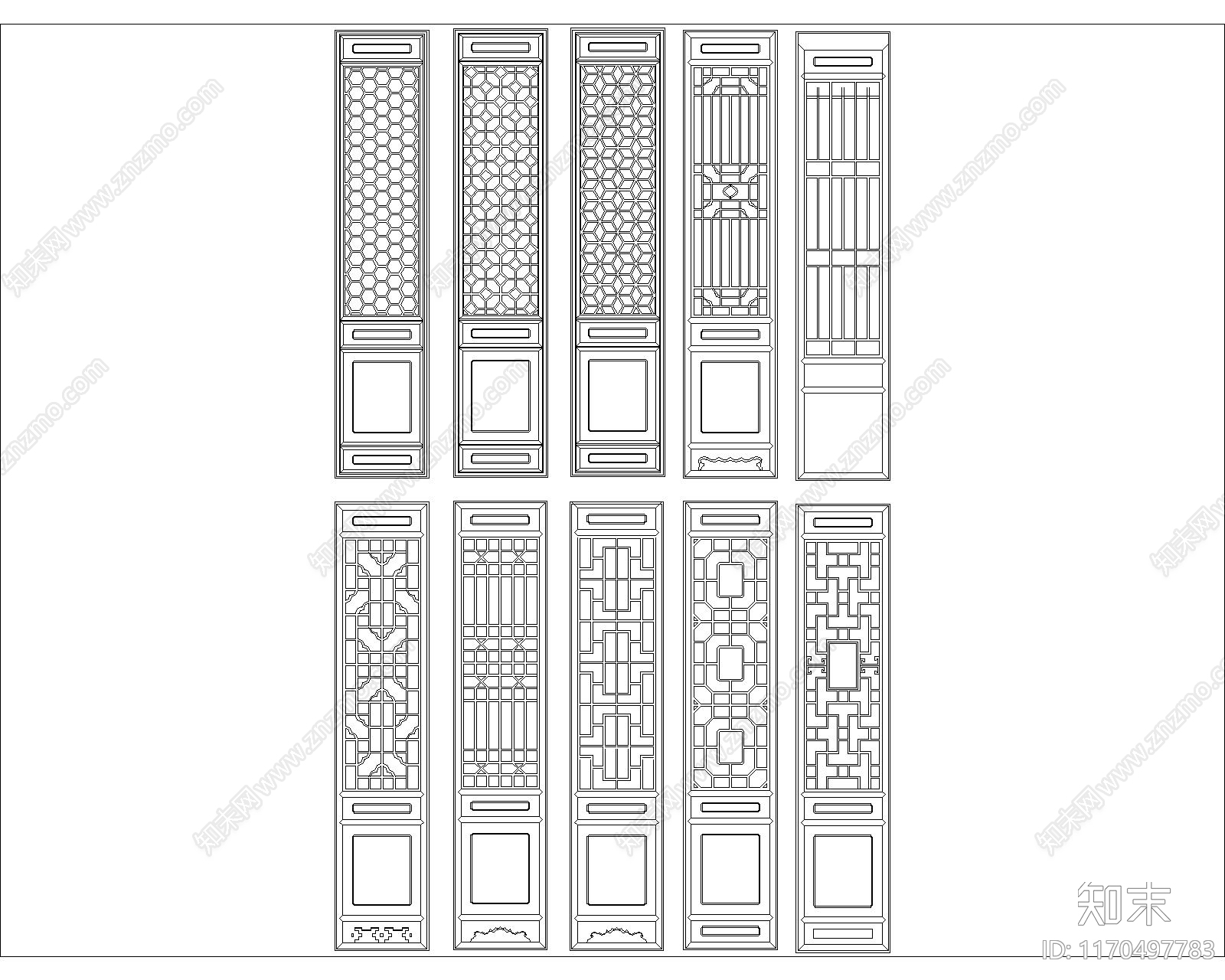 门cad施工图下载【ID:1170497783】