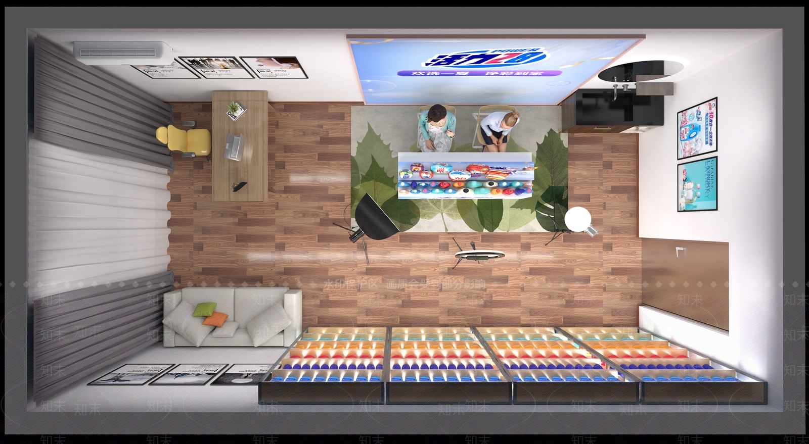 现代其他娱乐空间3D模型下载【ID:1170503084】