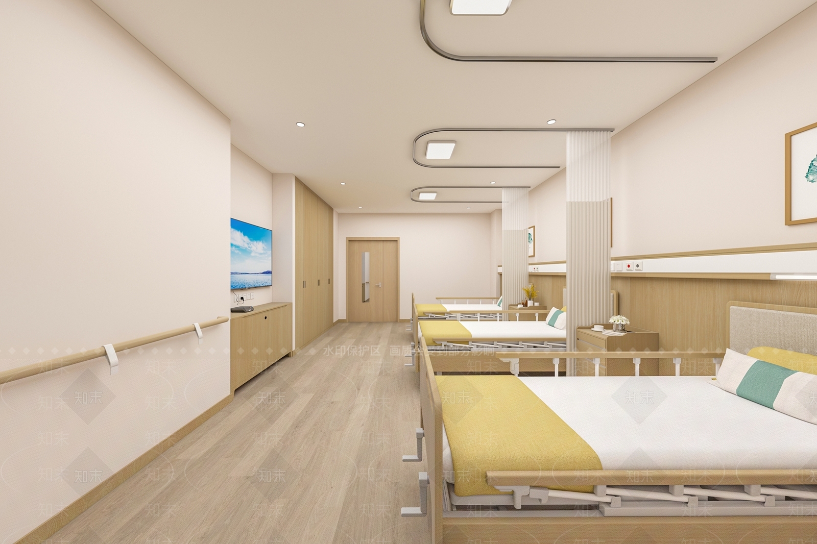 现代医院3D模型下载【ID:1170504107】