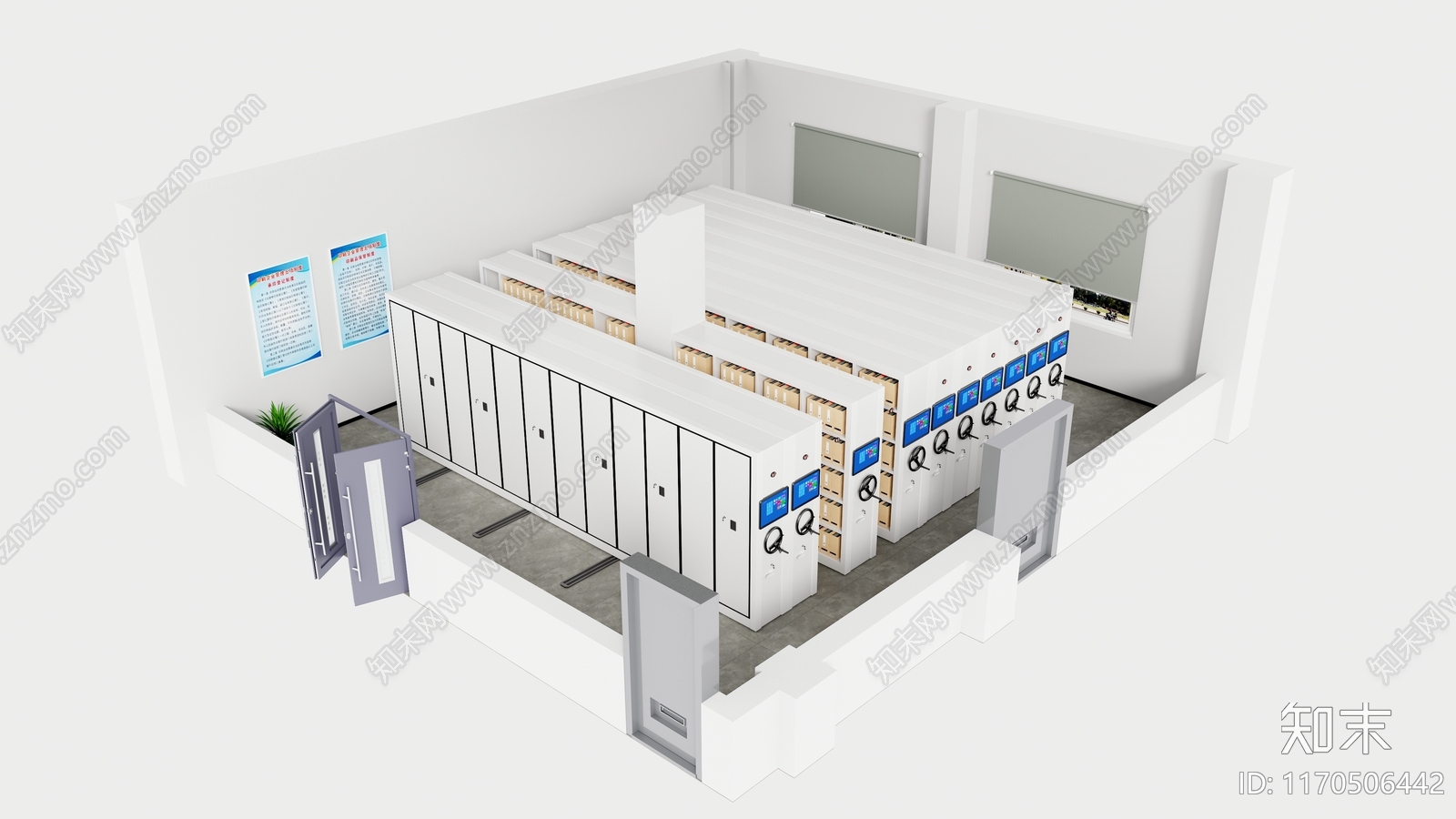 现代工业其他办公空间3D模型下载【ID:1170506442】