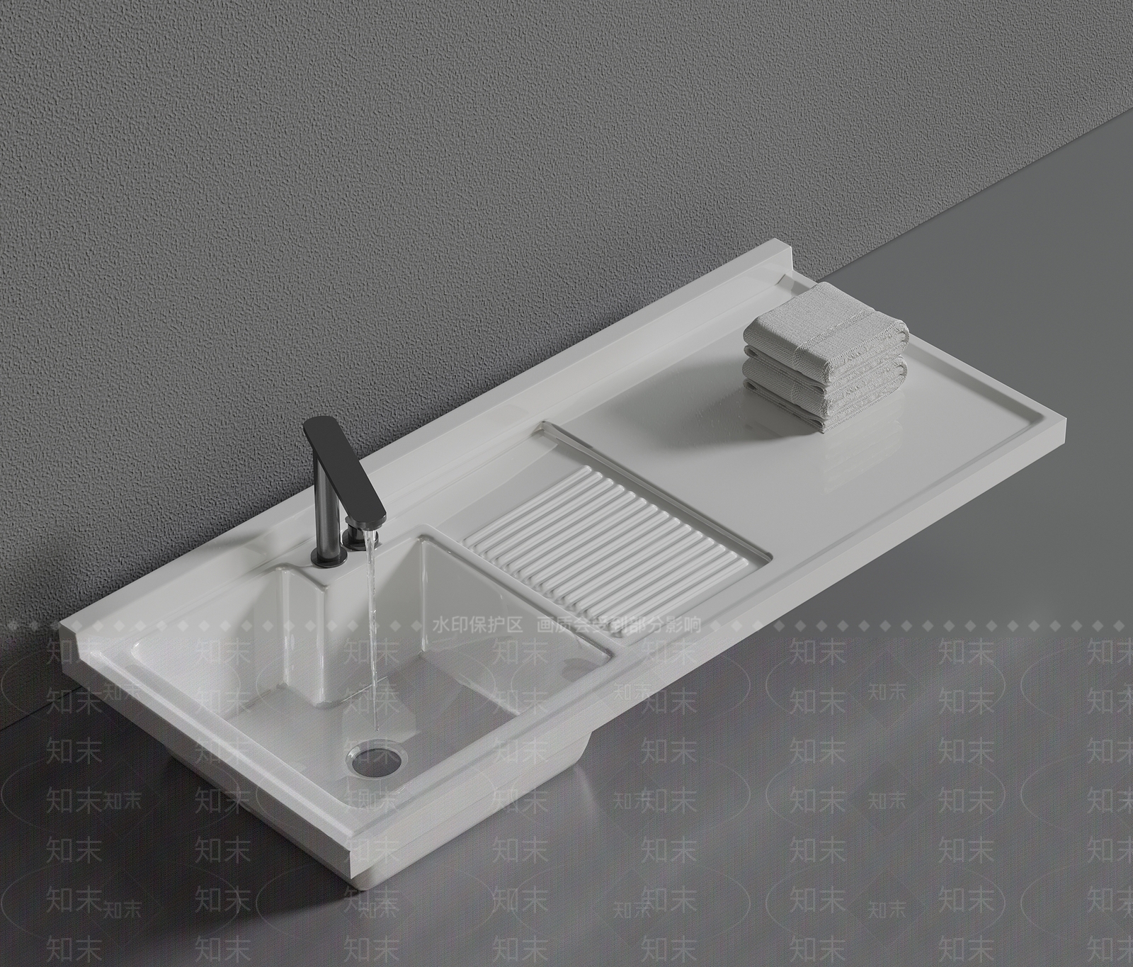 洗手台3D模型下载【ID:1170507445】