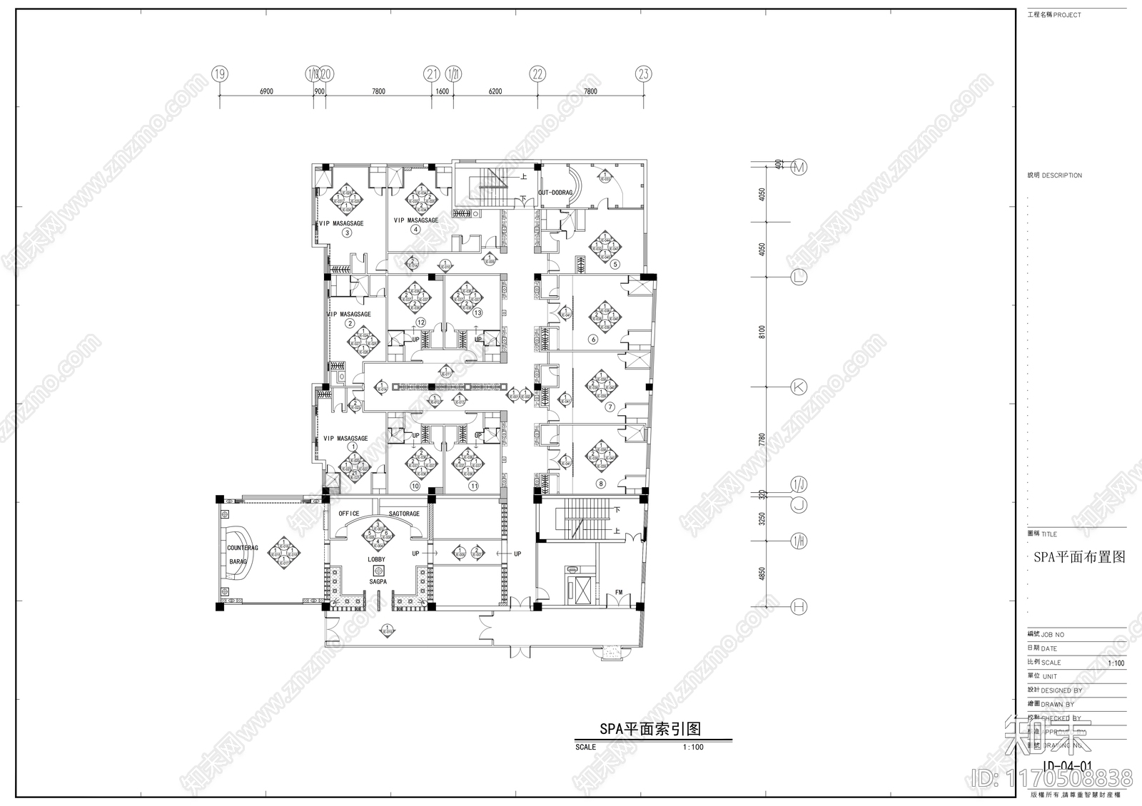 现代其他休闲娱乐空间cad施工图下载【ID:1170508838】