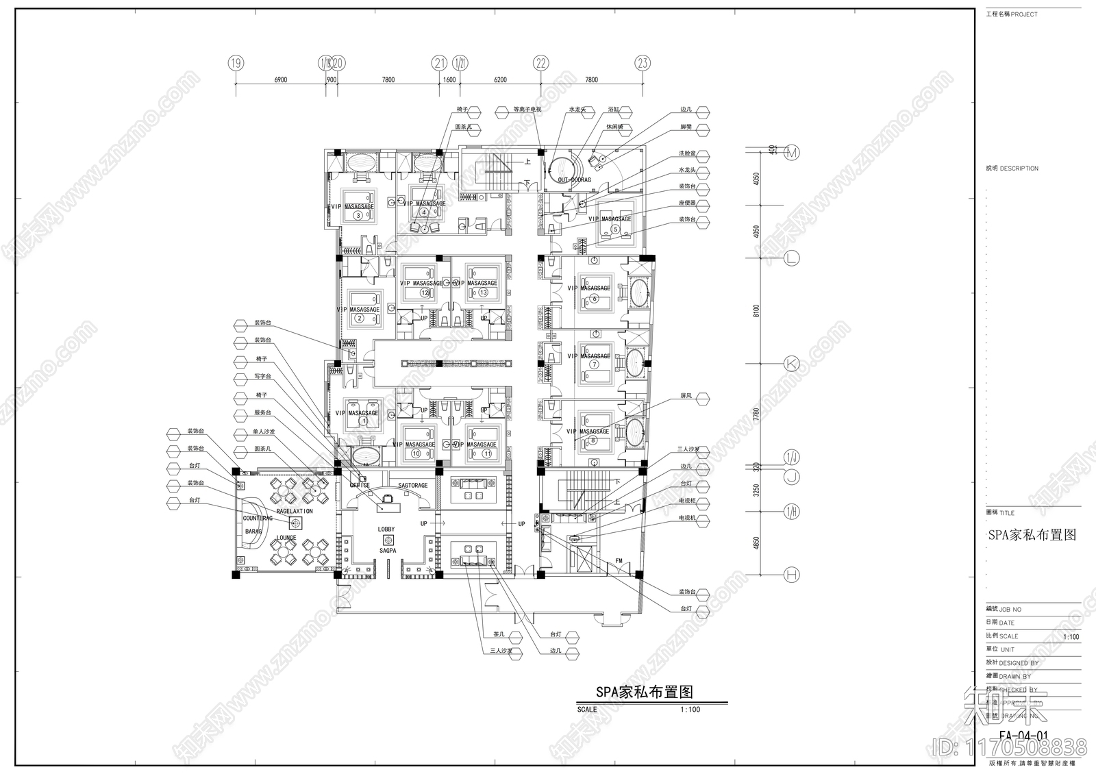 现代其他休闲娱乐空间cad施工图下载【ID:1170508838】