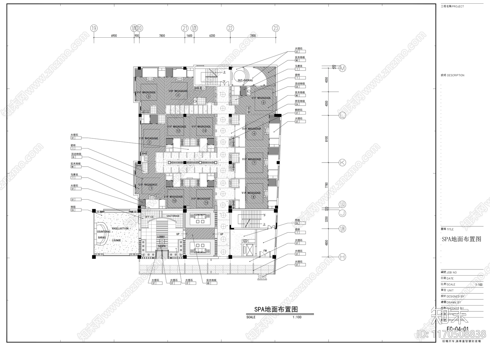 现代其他休闲娱乐空间cad施工图下载【ID:1170508838】