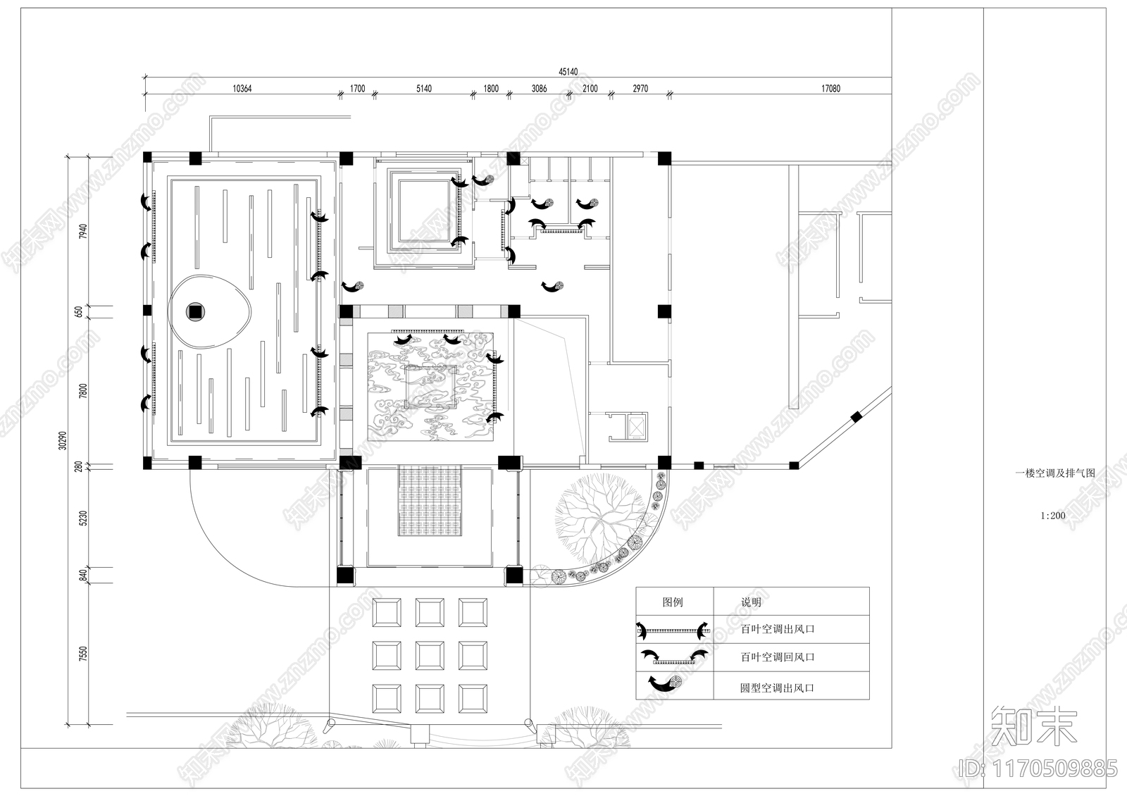 现代会所施工图下载【ID:1170509885】