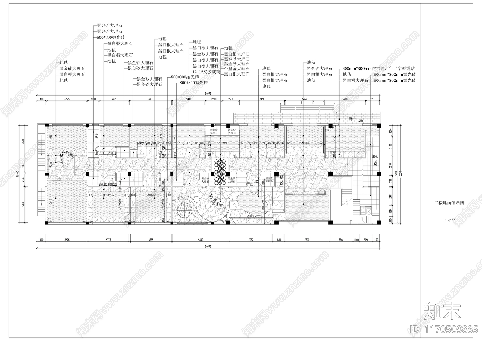 现代会所施工图下载【ID:1170509885】