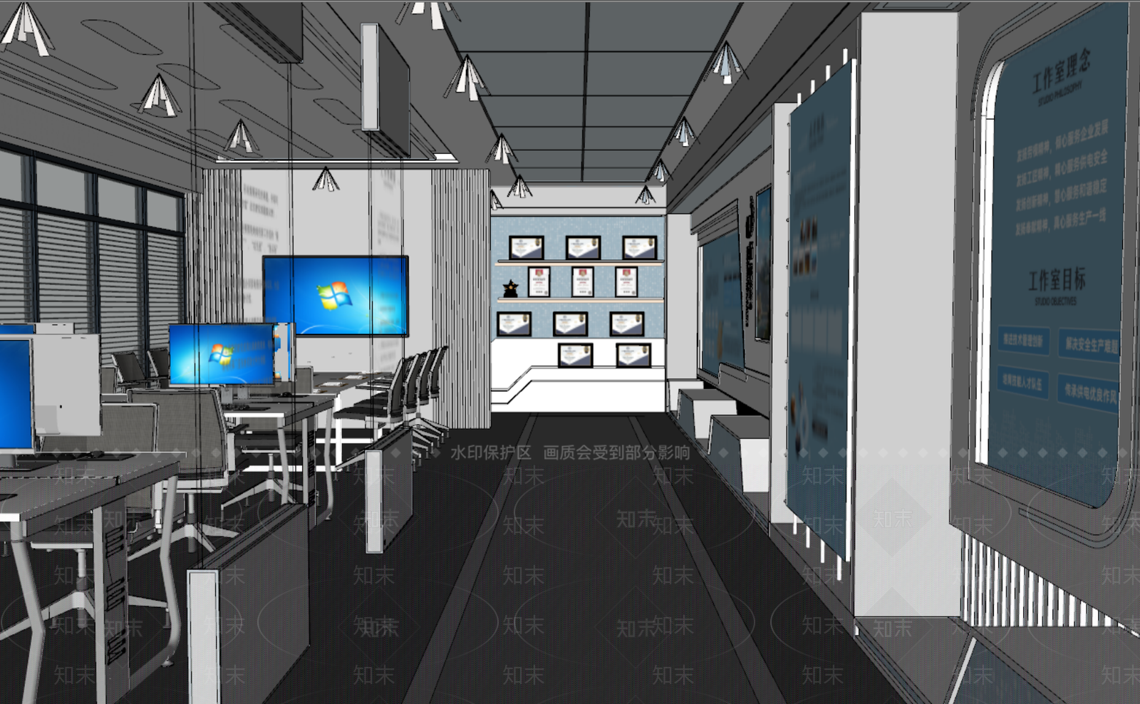 现代其他文化空间SU模型下载【ID:1170512438】