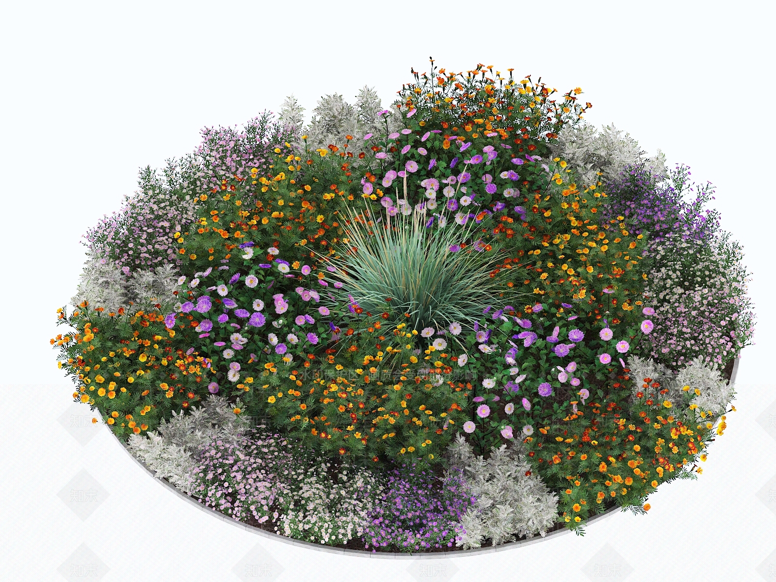 花草组合3D模型下载【ID:1170515017】