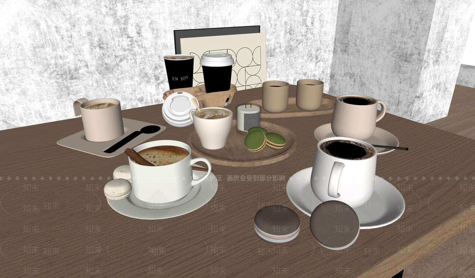 杯子SU模型下载【ID:1170519475】