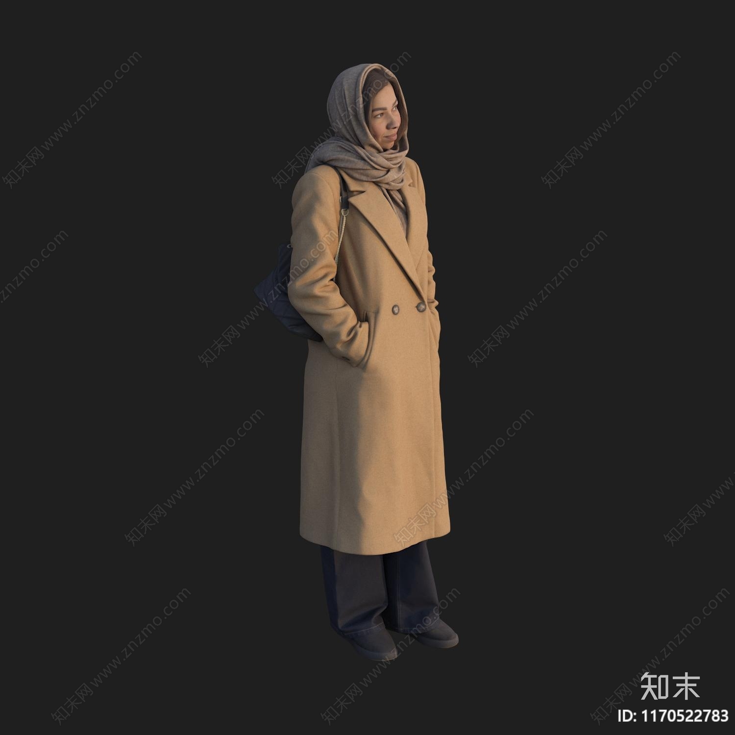 女人3D模型下载【ID:1170522783】