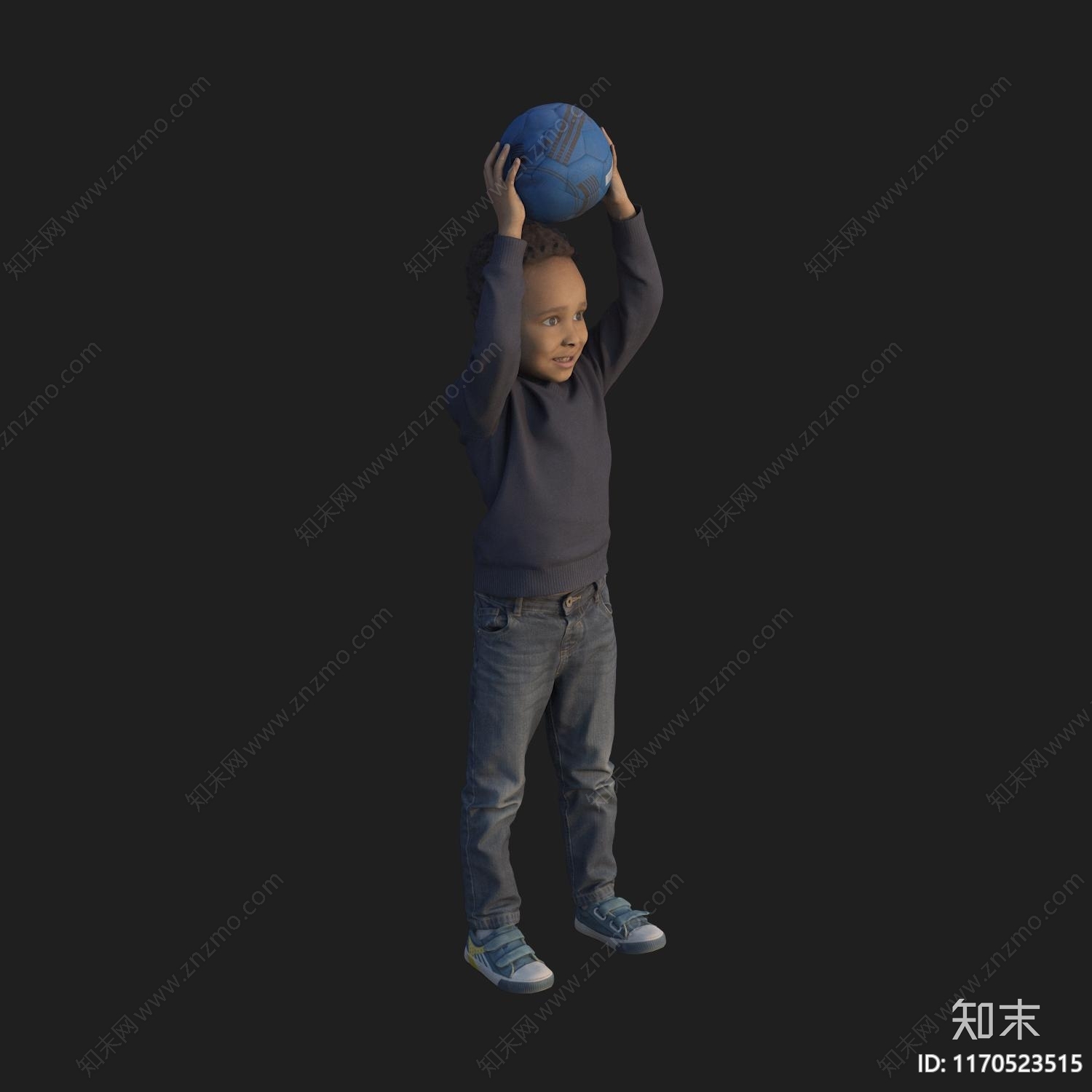 儿童3D模型下载【ID:1170523515】