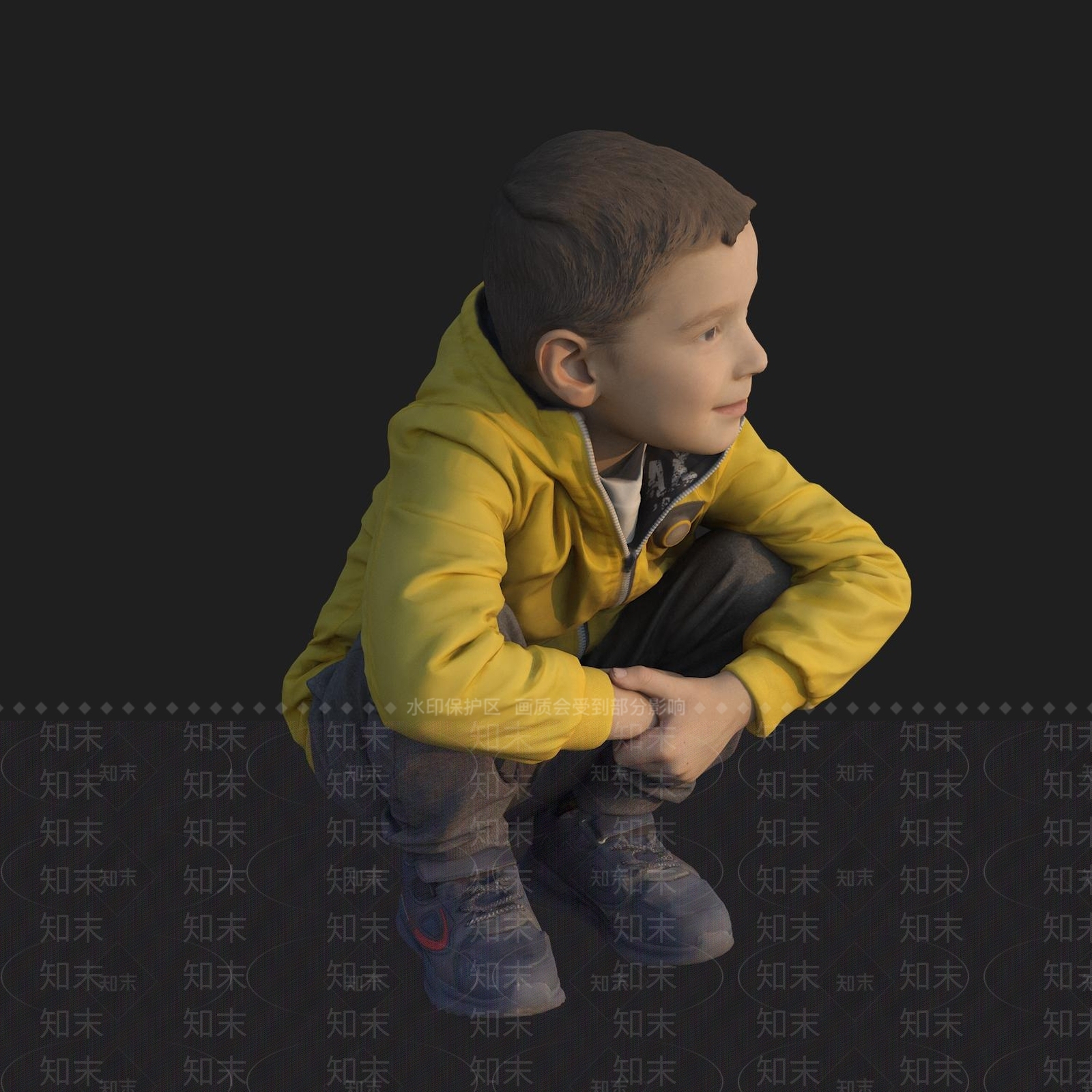 儿童3D模型下载【ID:1170523641】