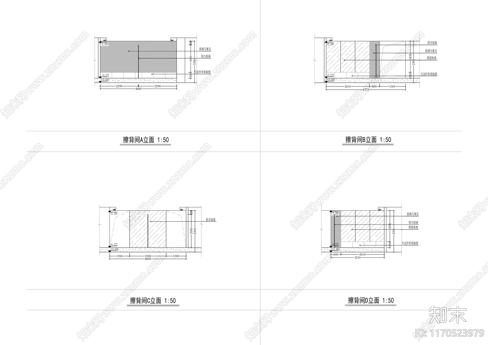 现代其他休闲娱乐空间cad施工图下载【ID:1170523979】