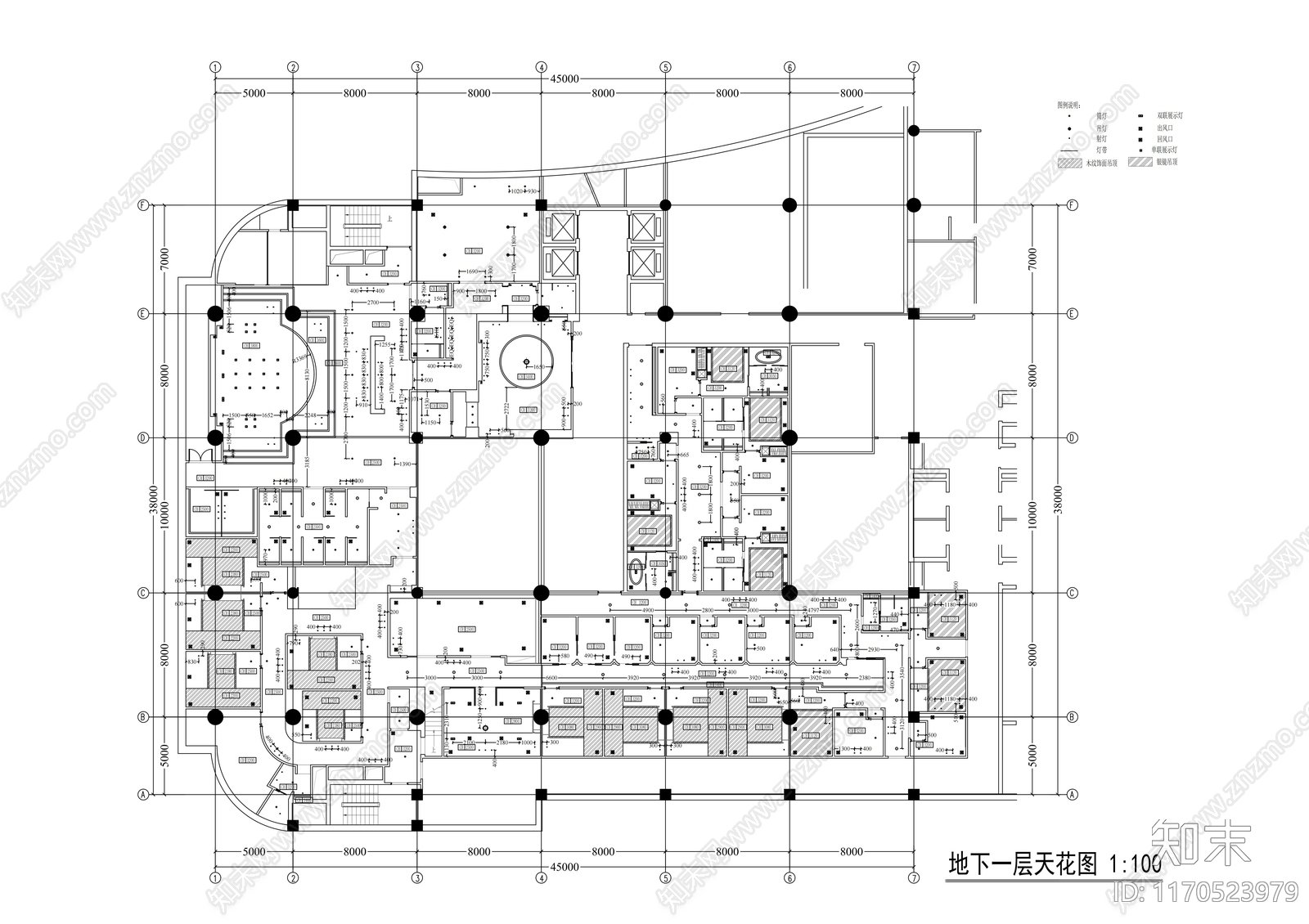 现代其他休闲娱乐空间cad施工图下载【ID:1170523979】