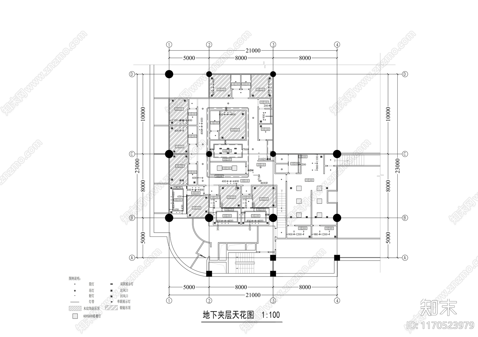 现代其他休闲娱乐空间cad施工图下载【ID:1170523979】