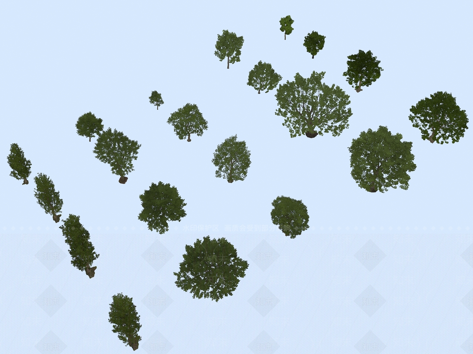 景观树3D模型下载【ID:1170534162】