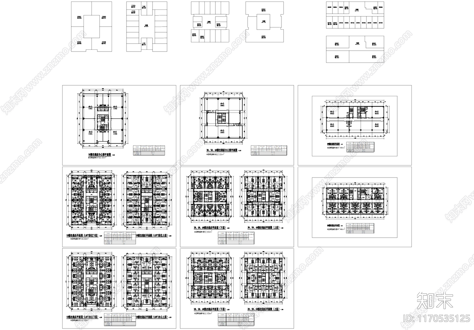 建筑平面图cad施工图下载【ID:1170535125】