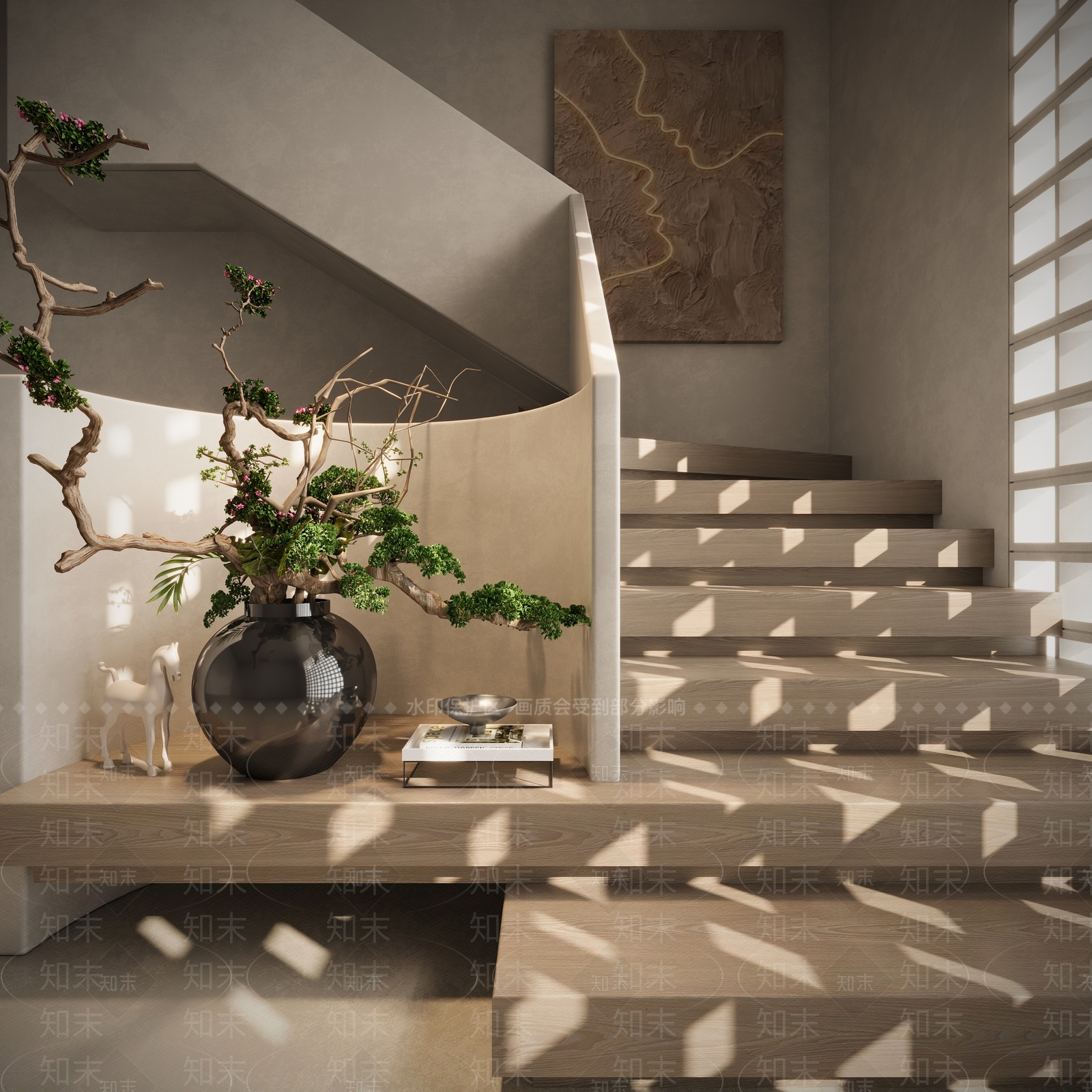 花草组合3D模型下载【ID:1170535637】