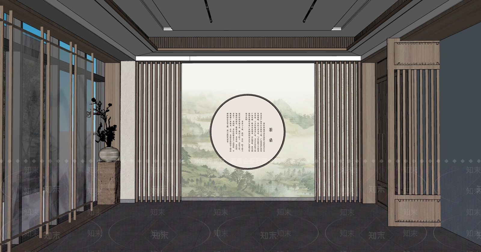 中式博物馆SU模型下载【ID:1170607266】