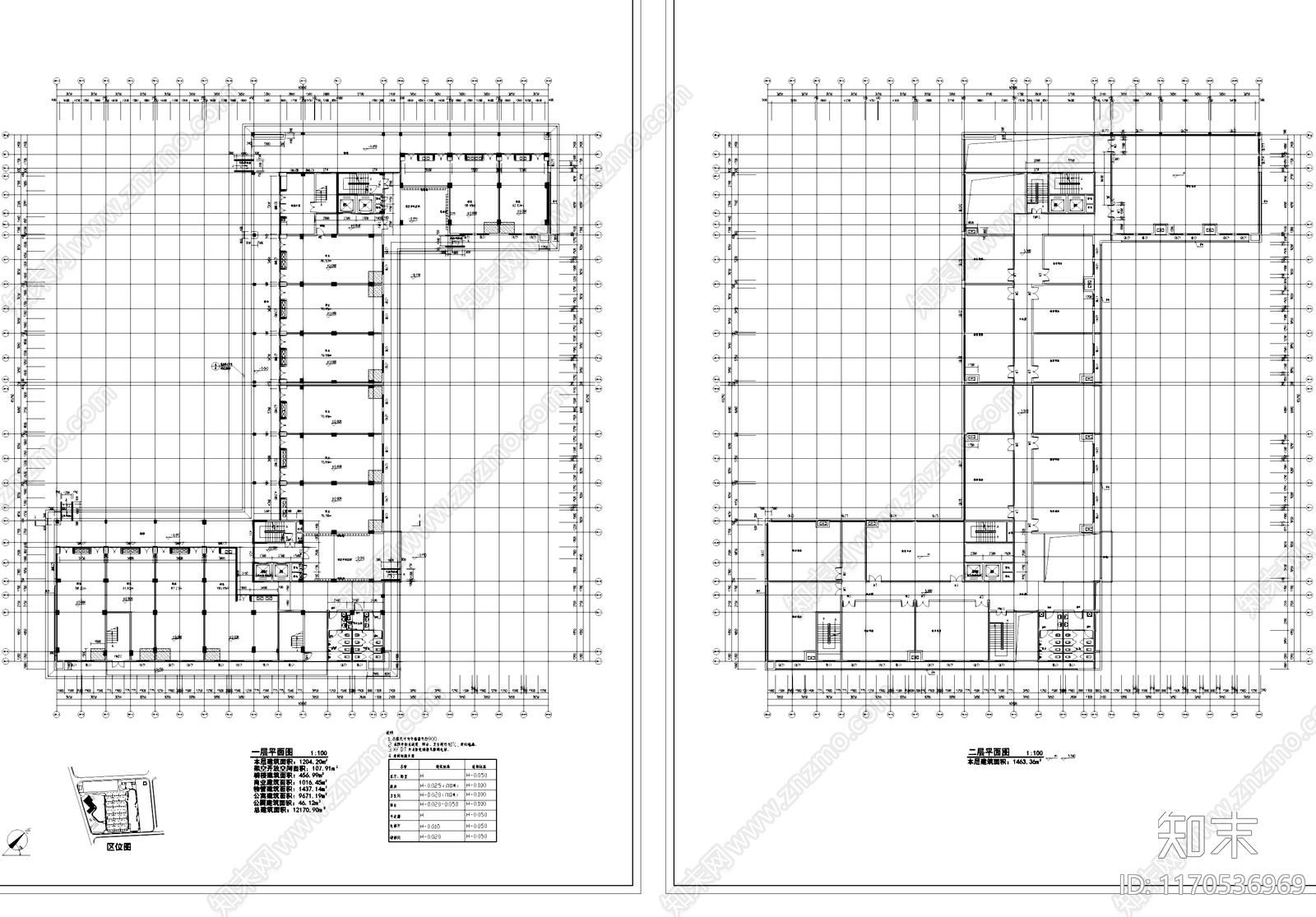 现代住宅楼建筑cad施工图下载【ID:1170536969】