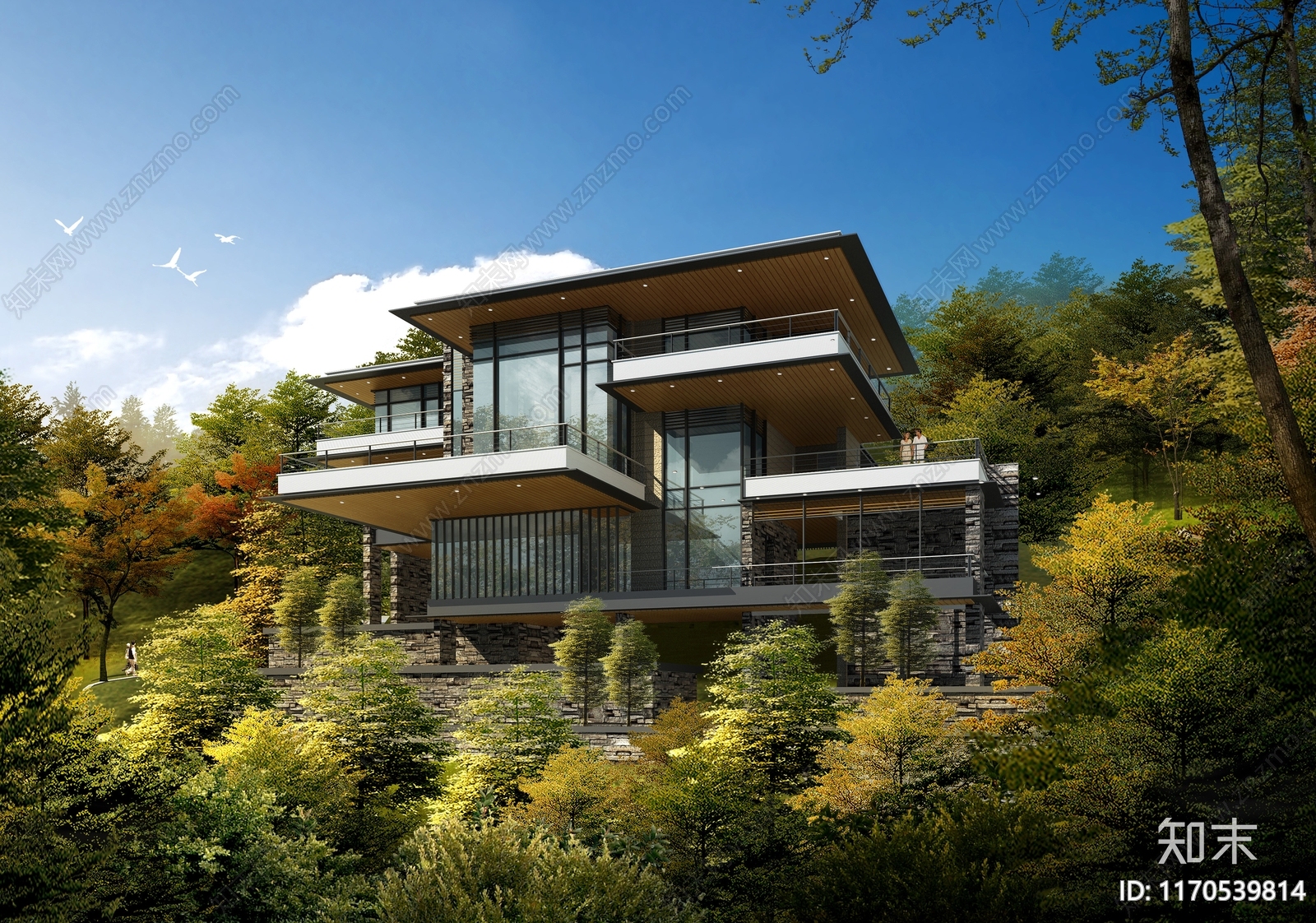 新中式民宿施工图下载【ID:1170539814】