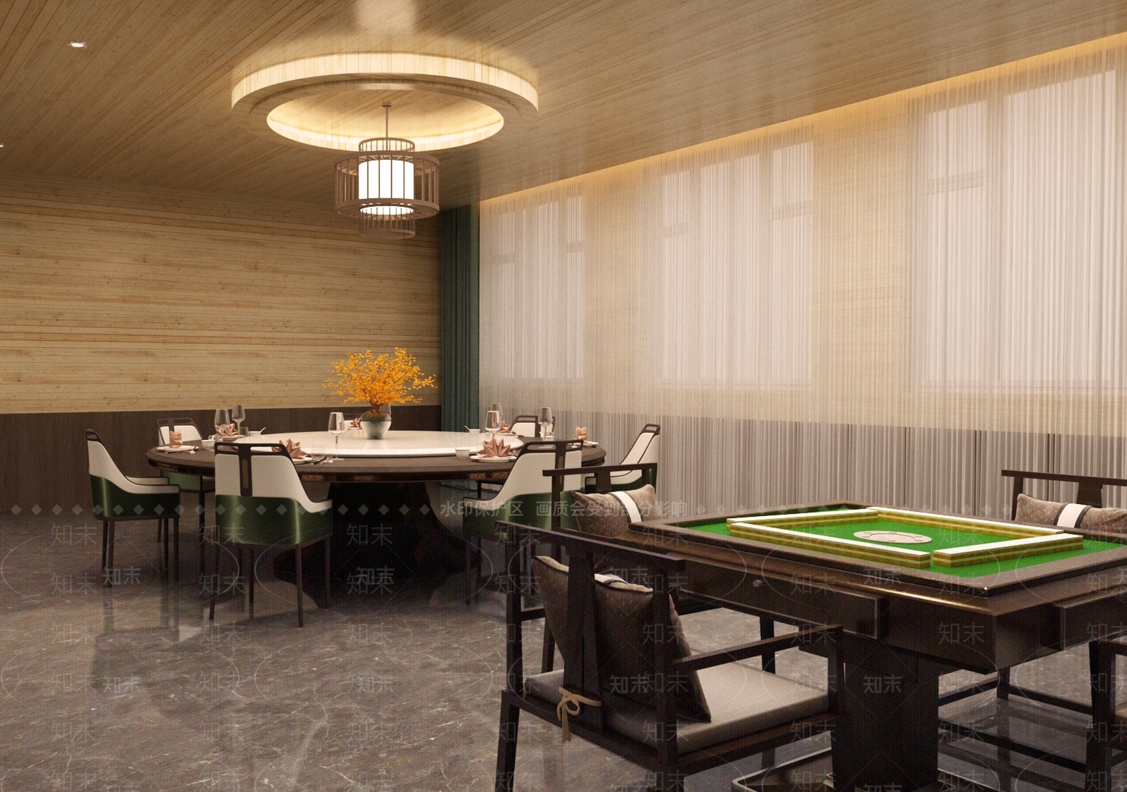 新中式包厢3D模型下载【ID:1170543718】