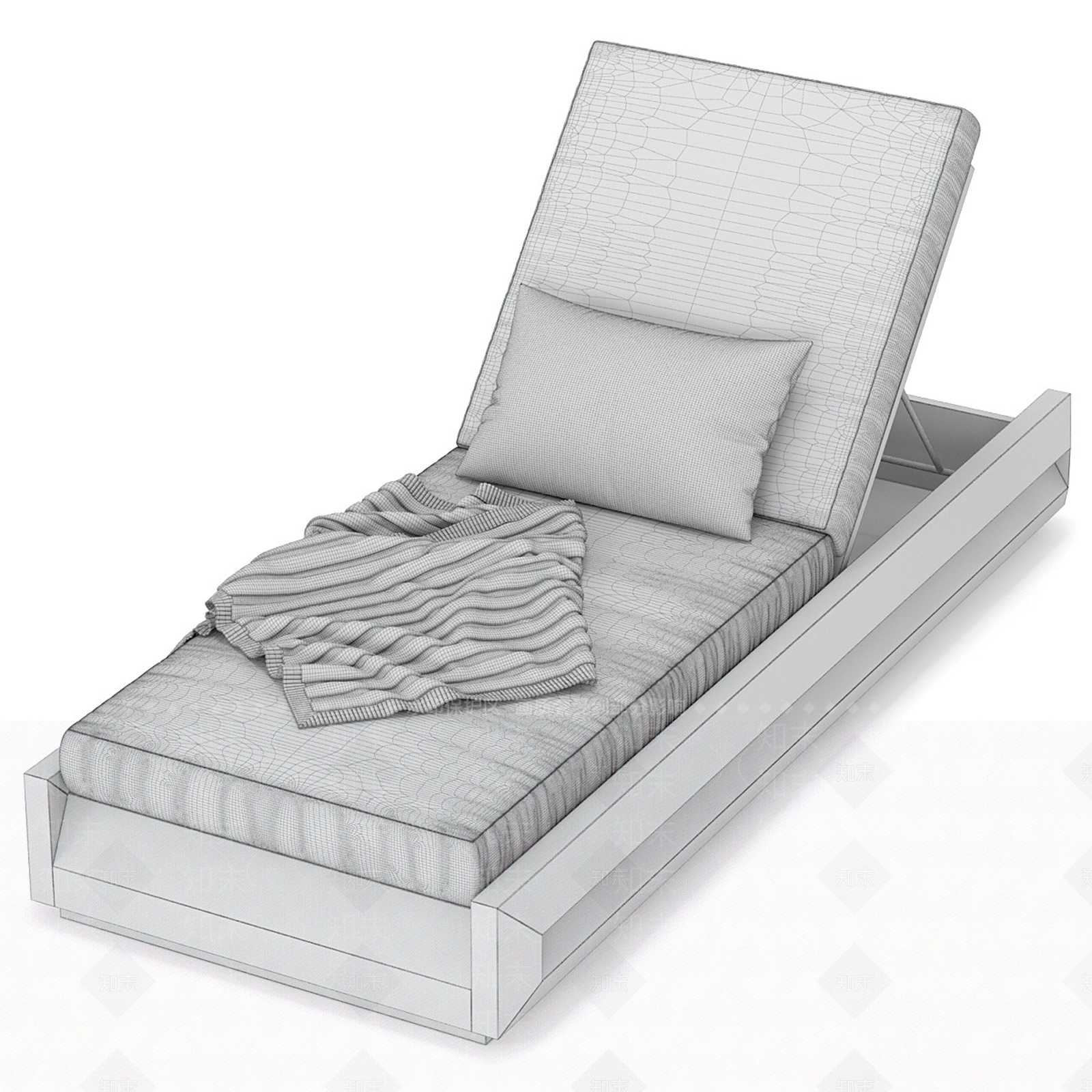 沙发凳3D模型下载【ID:1170547944】