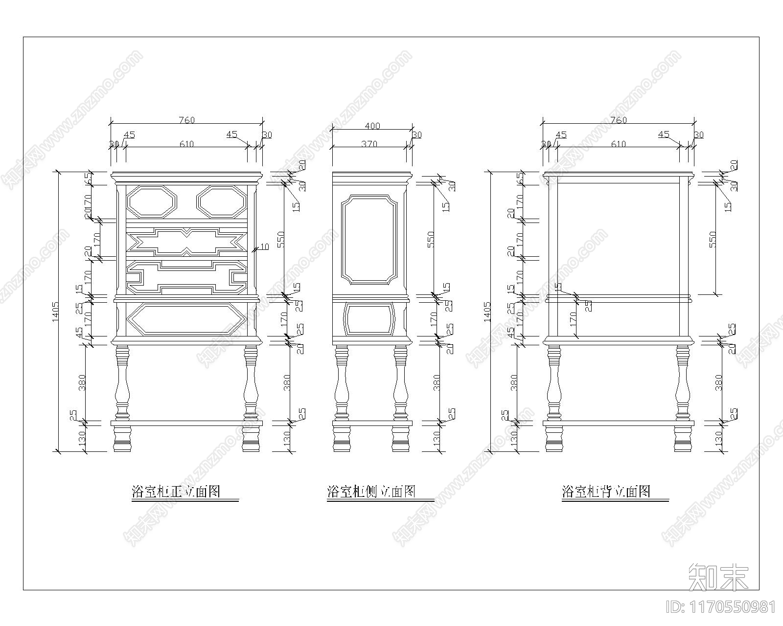 美式综合家具图库施工图下载【ID:1170550981】