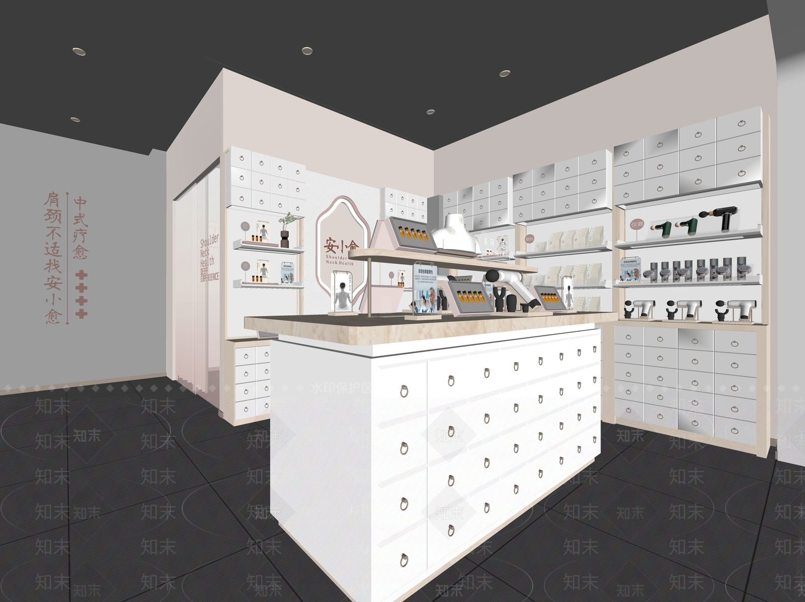 现代新中式其他店铺SU模型下载【ID:1170551887】