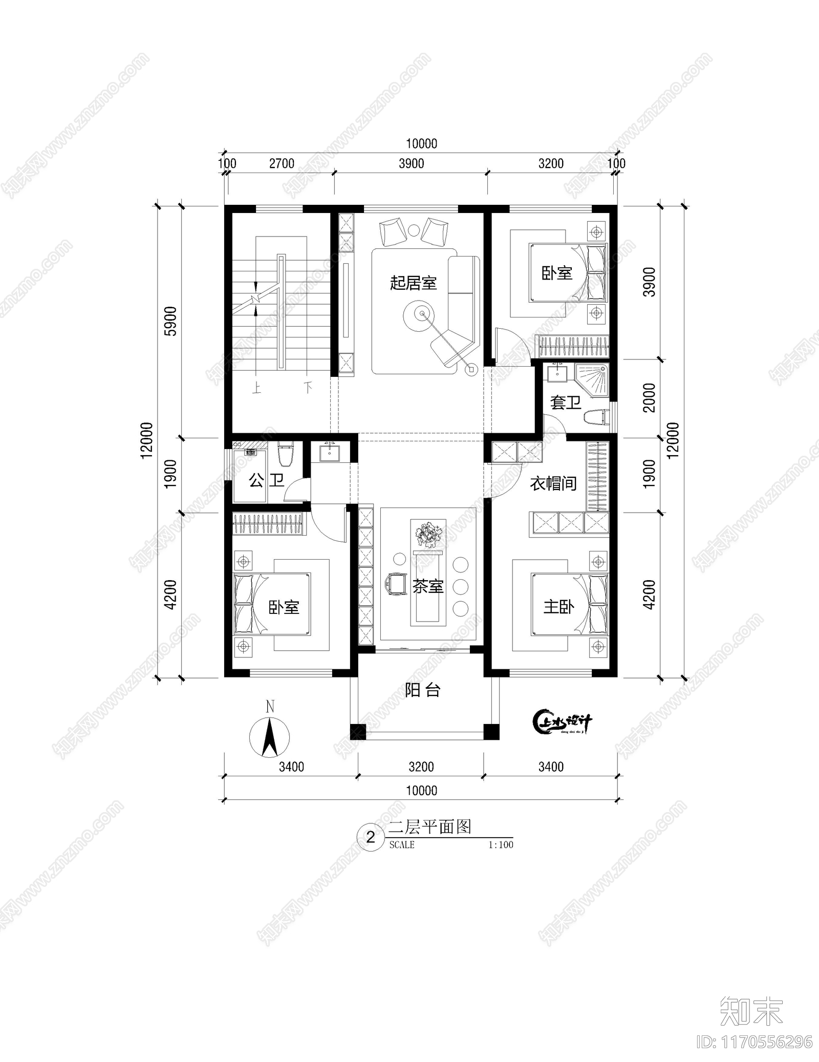 中式欧式别墅建筑cad施工图下载【ID:1170556296】