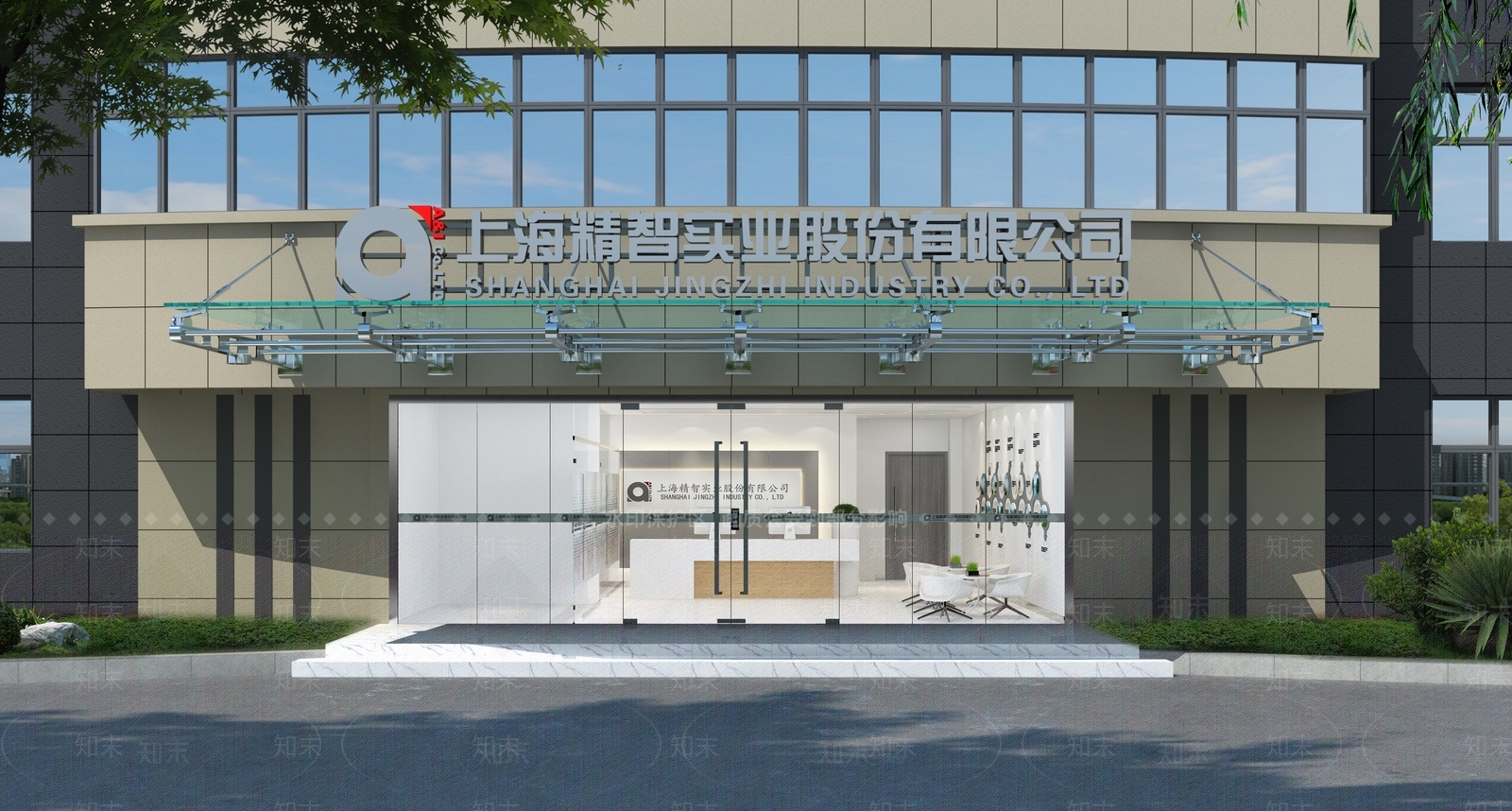 现代门头3D模型下载【ID:1170583220】