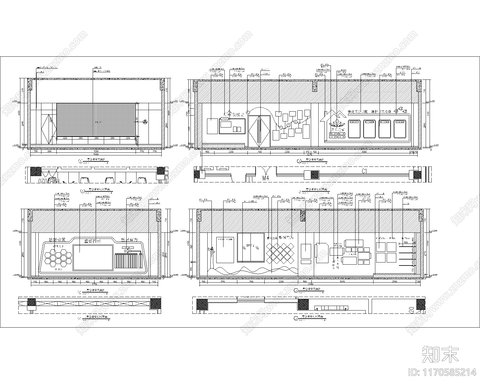 现代简约其他文化空间施工图下载【ID:1170585214】