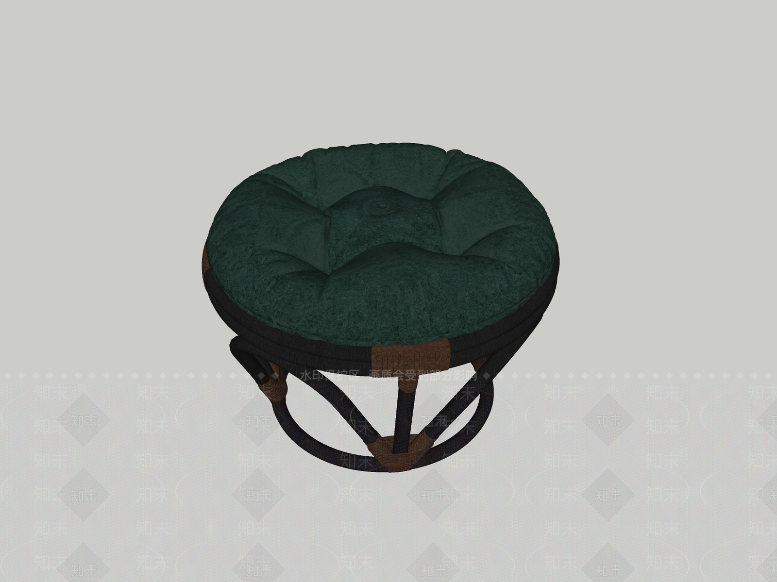 现代沙发凳SU模型下载【ID:1170609629】