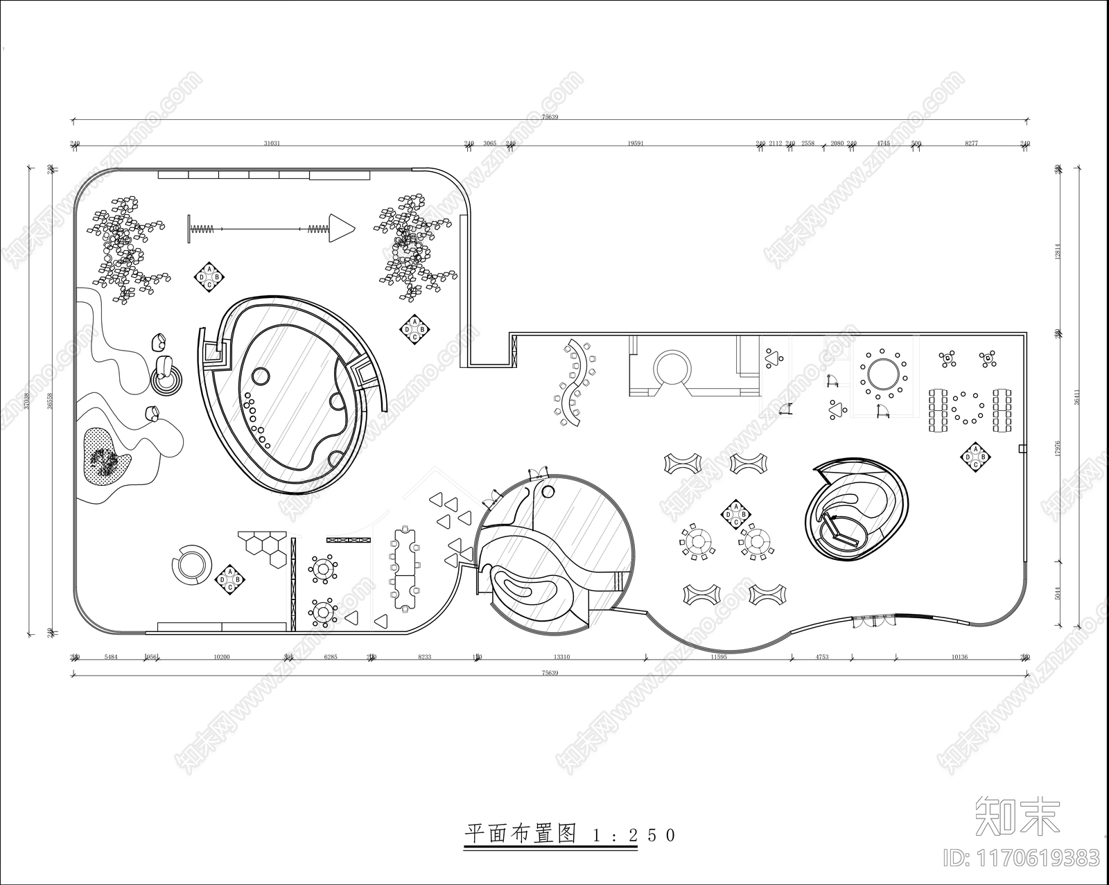 现代儿童乐园施工图下载【ID:1170619383】