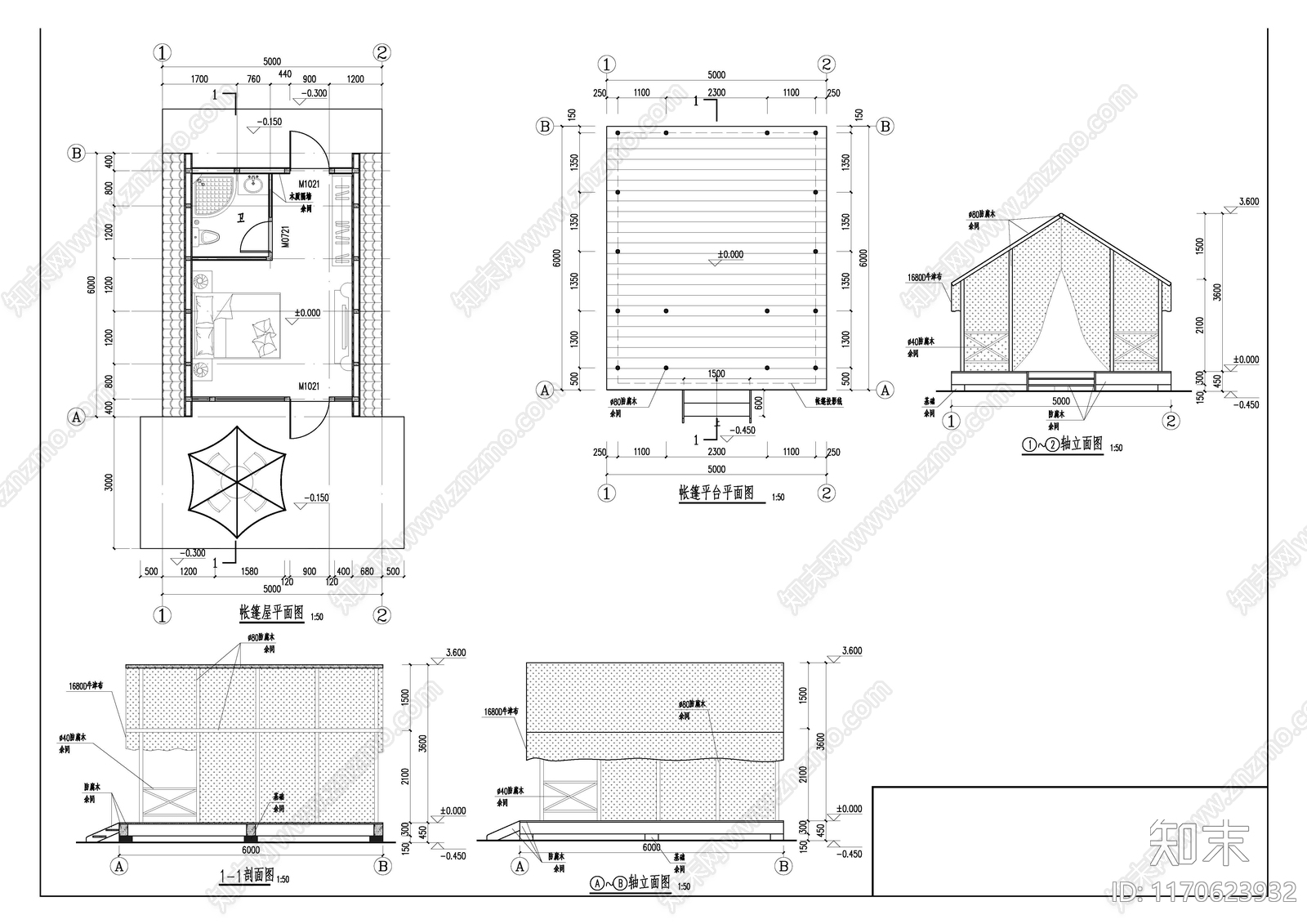 现代其他建筑cad施工图下载【ID:1170623932】