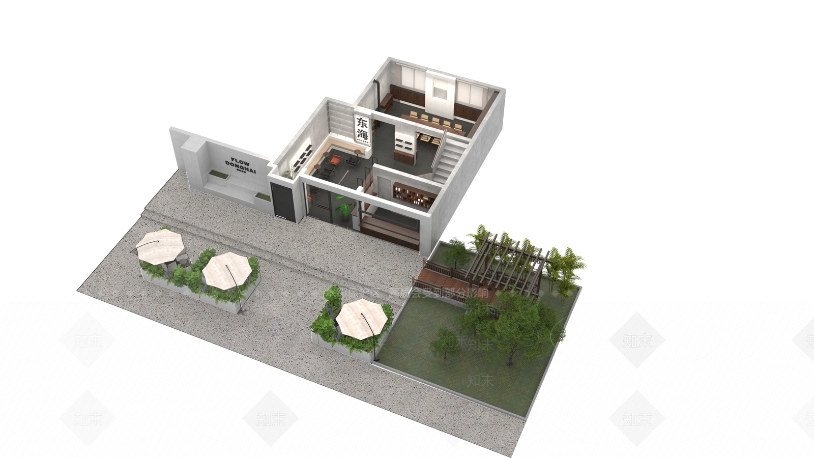 极简中古其他商业空间3D模型下载【ID:1170630395】