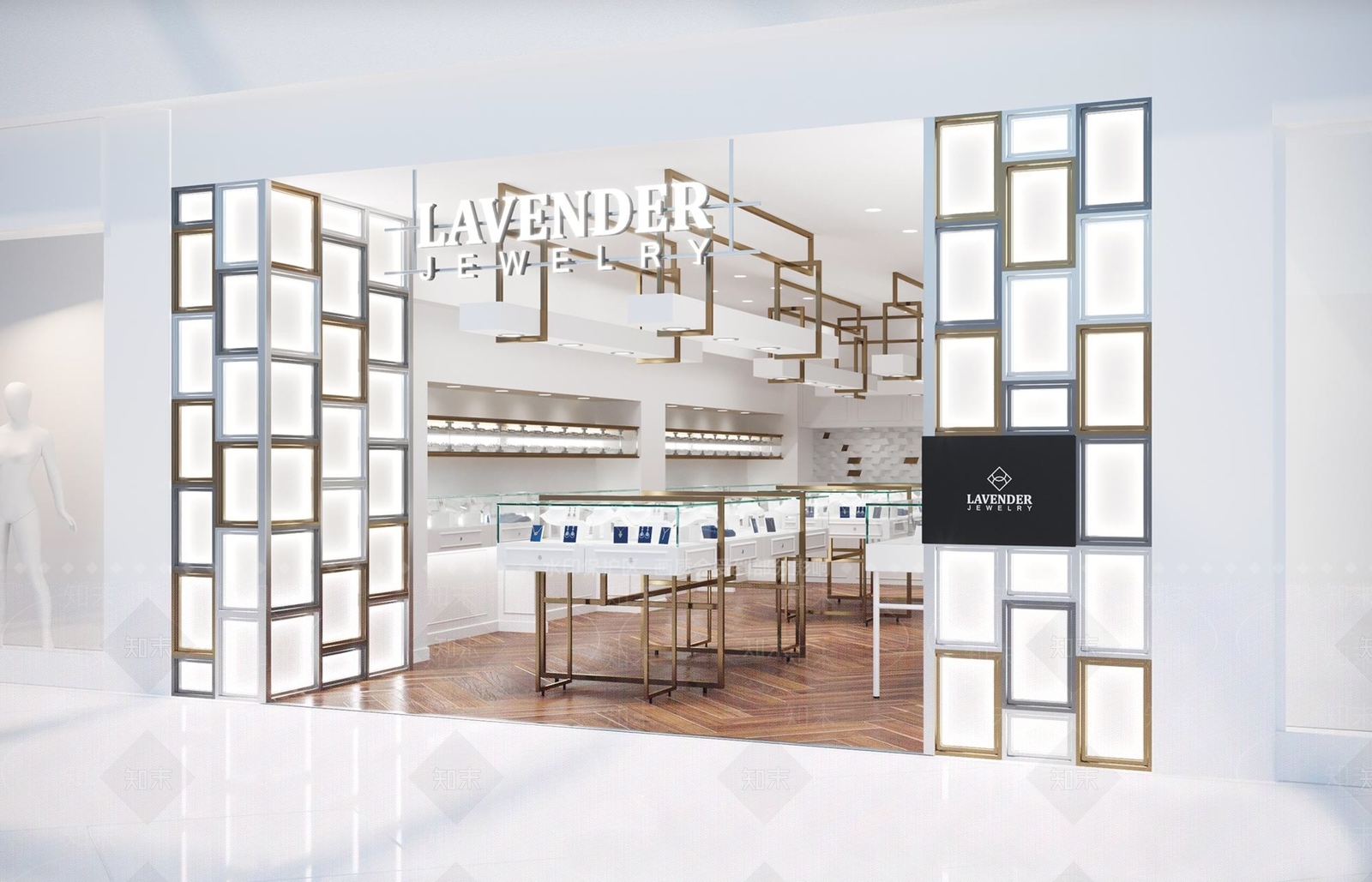 现代珠宝店3D模型下载【ID:1170631168】